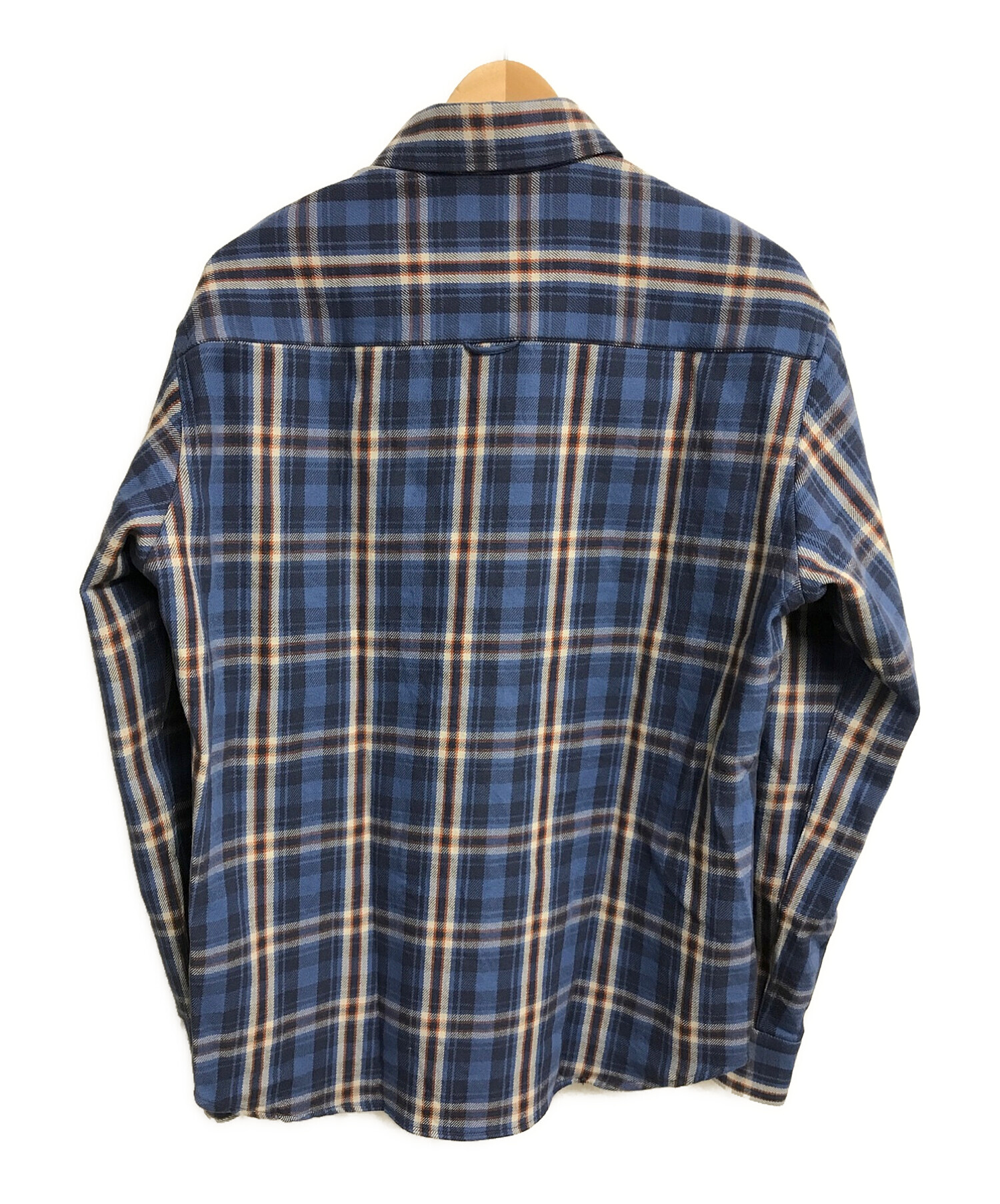 FTC (エフティーシー) PLAID TWILL SHIRT　プライドツイルシャツ ブルー サイズ:S 未使用品