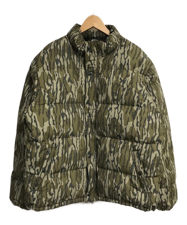 中古・古着通販】stussy (ステューシー) MOSSY OAK DOWN PUFFER JACKET パファージャケット オリーブ  サイズ:L｜ブランド・古着通販 トレファク公式【TREFAC FASHION】スマホサイト