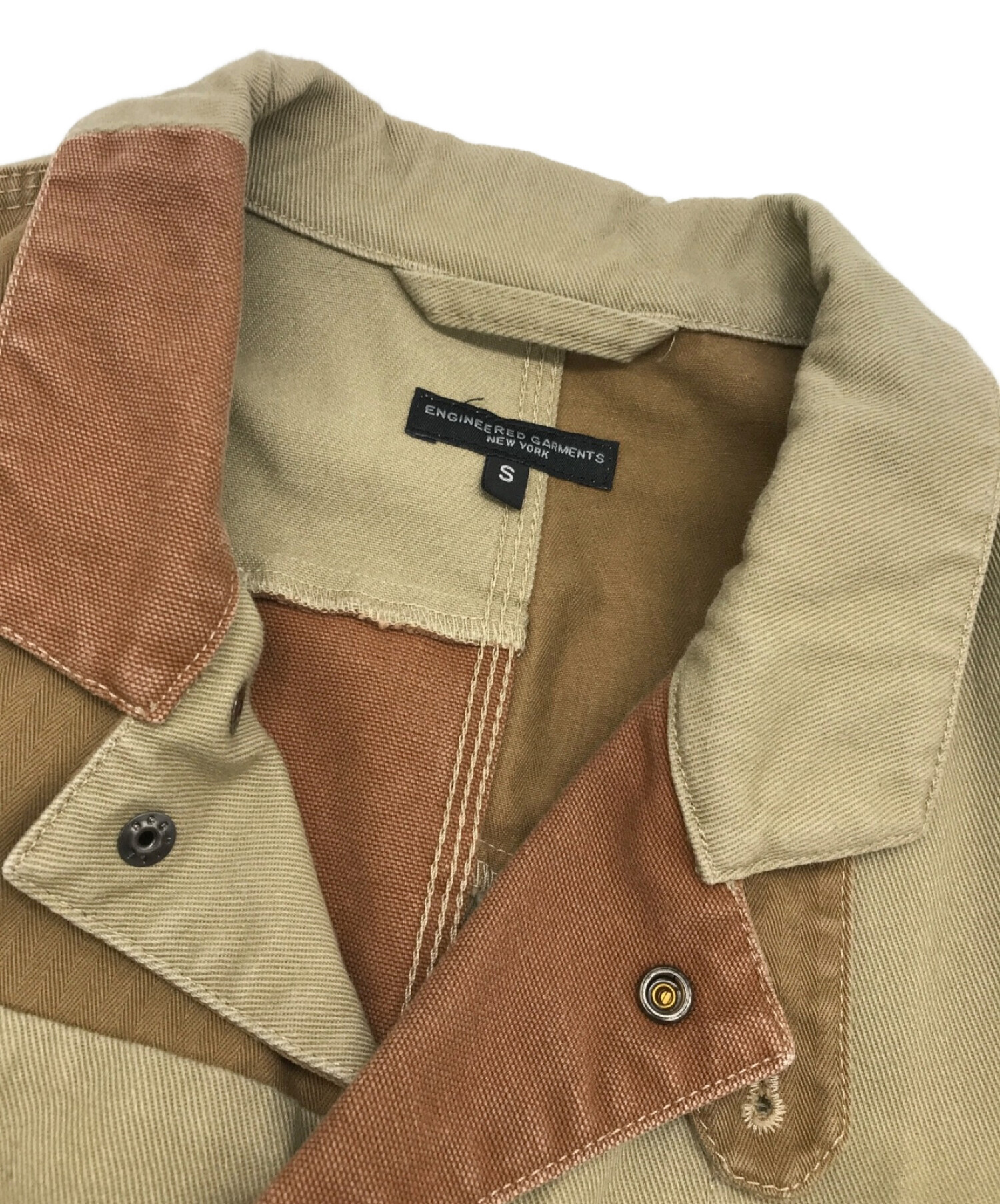 Engineered garments パッチワークジャケット-