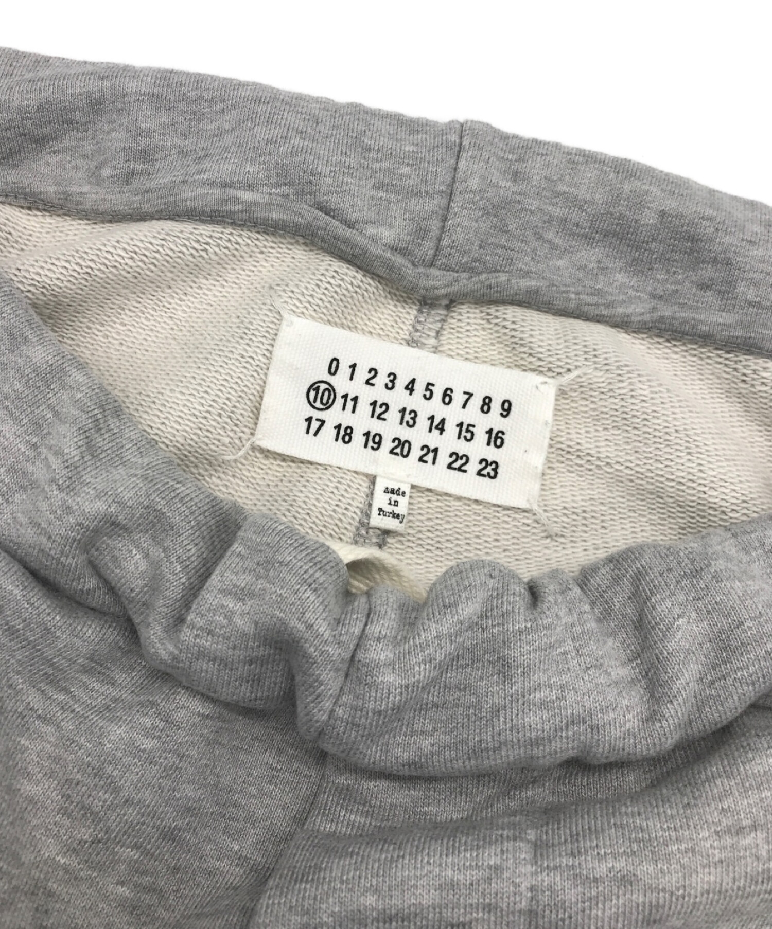 Maison Martin Margiela (メゾンマルタンマルジェラ) 1CON SWEAT PANTS　アイコンスウェットパンツ グレー  サイズ:44