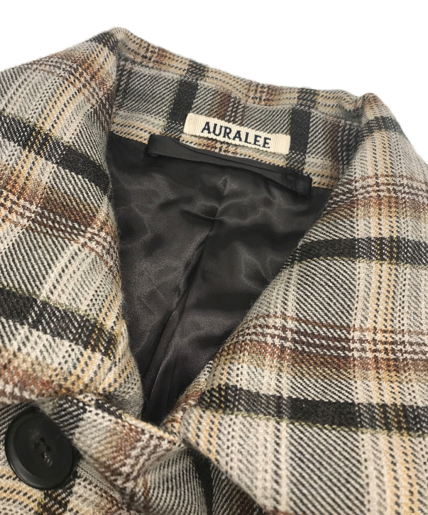 中古・古着通販】AURALEE (オーラリー) DOUBLE FACE CHECK SOUTIEN