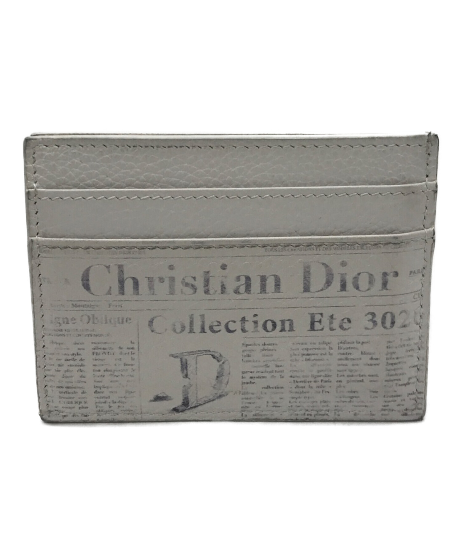 Christian Dior × DANIEL ARSHAM (クリスチャン ディオール×ダニエル アルシャム) 20SS NEWS PAPER  CARD HOLDER ニュースペーパーカードホルダー ホワイト