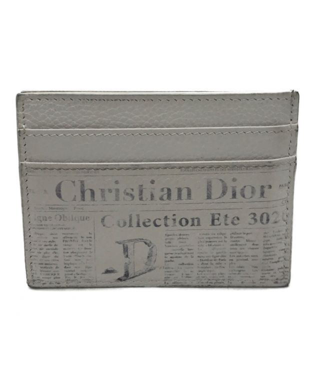 Christian Dior × DANIEL ARSHAM (クリスチャン ディオール×ダニエル アルシャム) 20SS NEWS PAPER  CARD HOLDER ニュースペーパーカードホルダー ホワイト