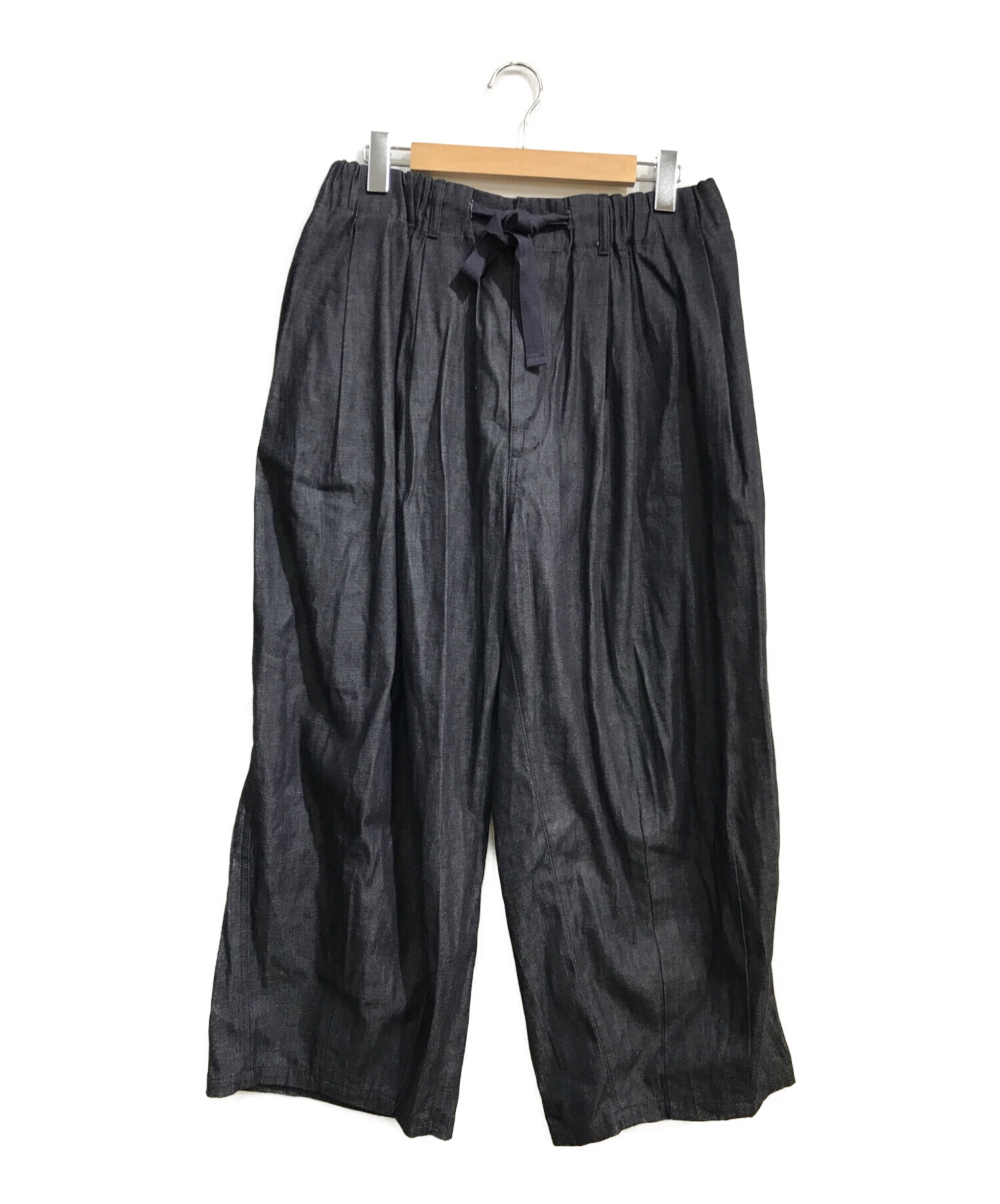 is-ness (イズネス) BALLOON EZ PANTS DENIM 28PT01T01　バルーン　デニムパンツ インディゴ  サイズ:M(REGULAR LENGTH)