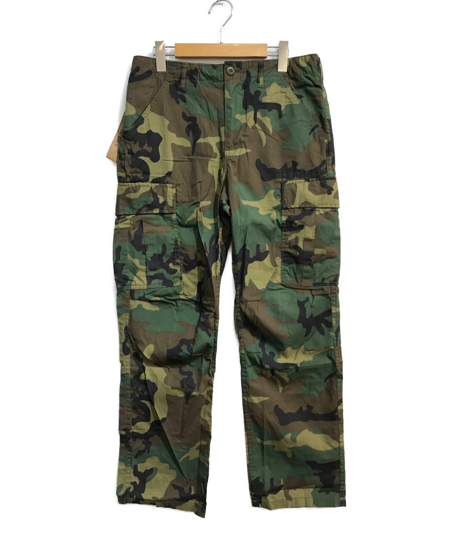 AVIREX (アヴィレックス) COTTON RIPSTOP FATIGUE PANTS コットンリップストップファティーグパンツ オリーブ  サイズ:M 未使用品