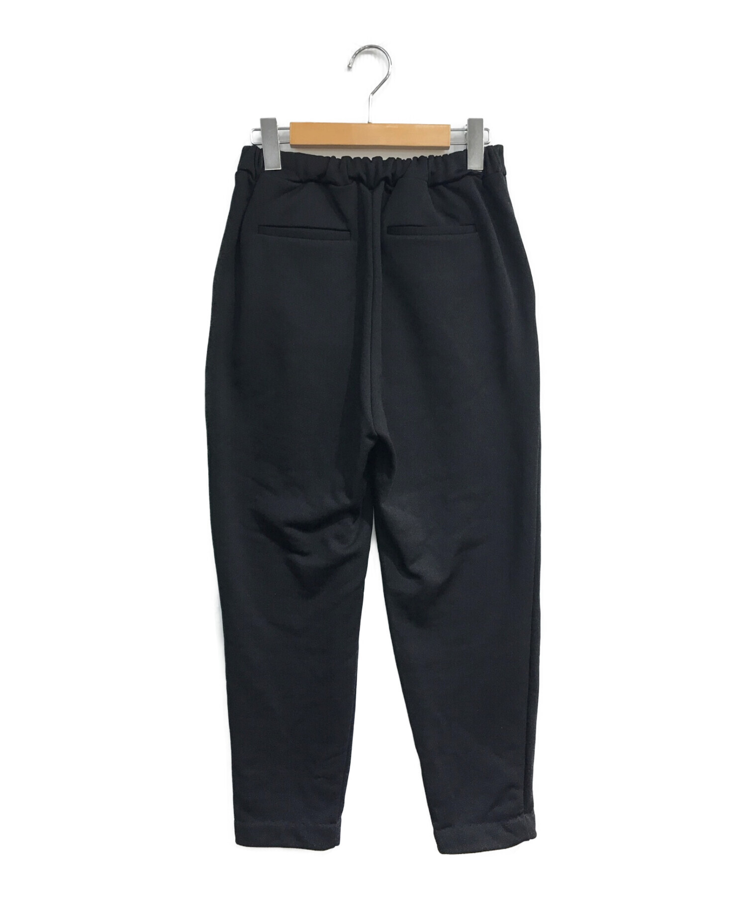 ella_select shop scallop pants BLACK - カジュアルパンツ