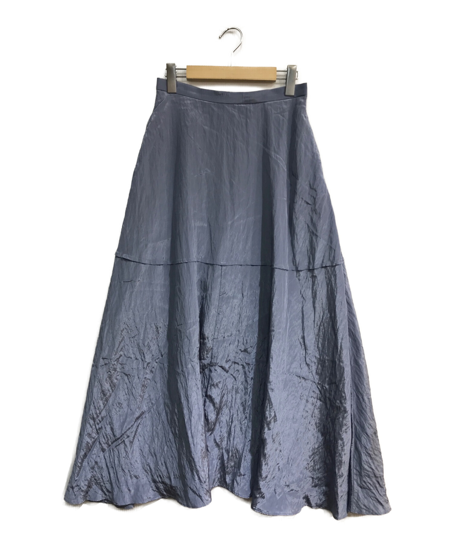 LE CIEL BLEU (ルシェルブルー) Maxi Flare Skirt 23A67101 マキシ　フレア　スカート パープル サイズ:38  未使用品