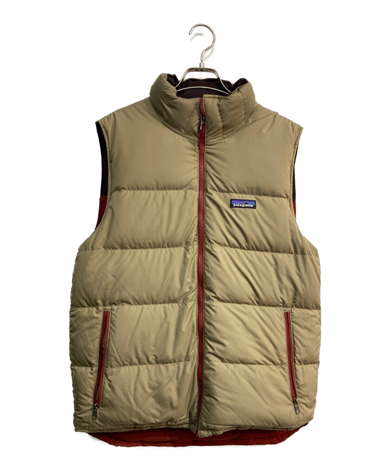 Patagonia (パタゴニア) Reversible Bivy Down Vest　27587 ブラウン×ベージュ サイズ:-