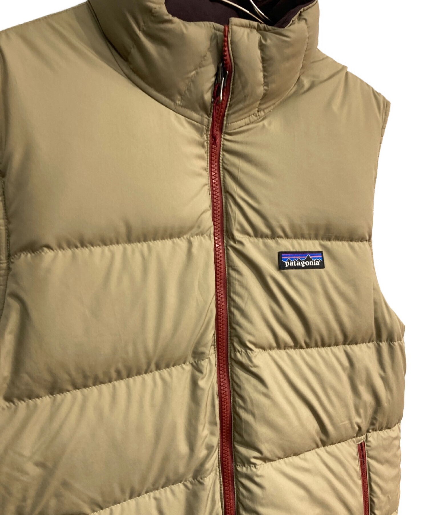 Patagonia (パタゴニア) Reversible Bivy Down Vest　27587 ブラウン×ベージュ サイズ:-