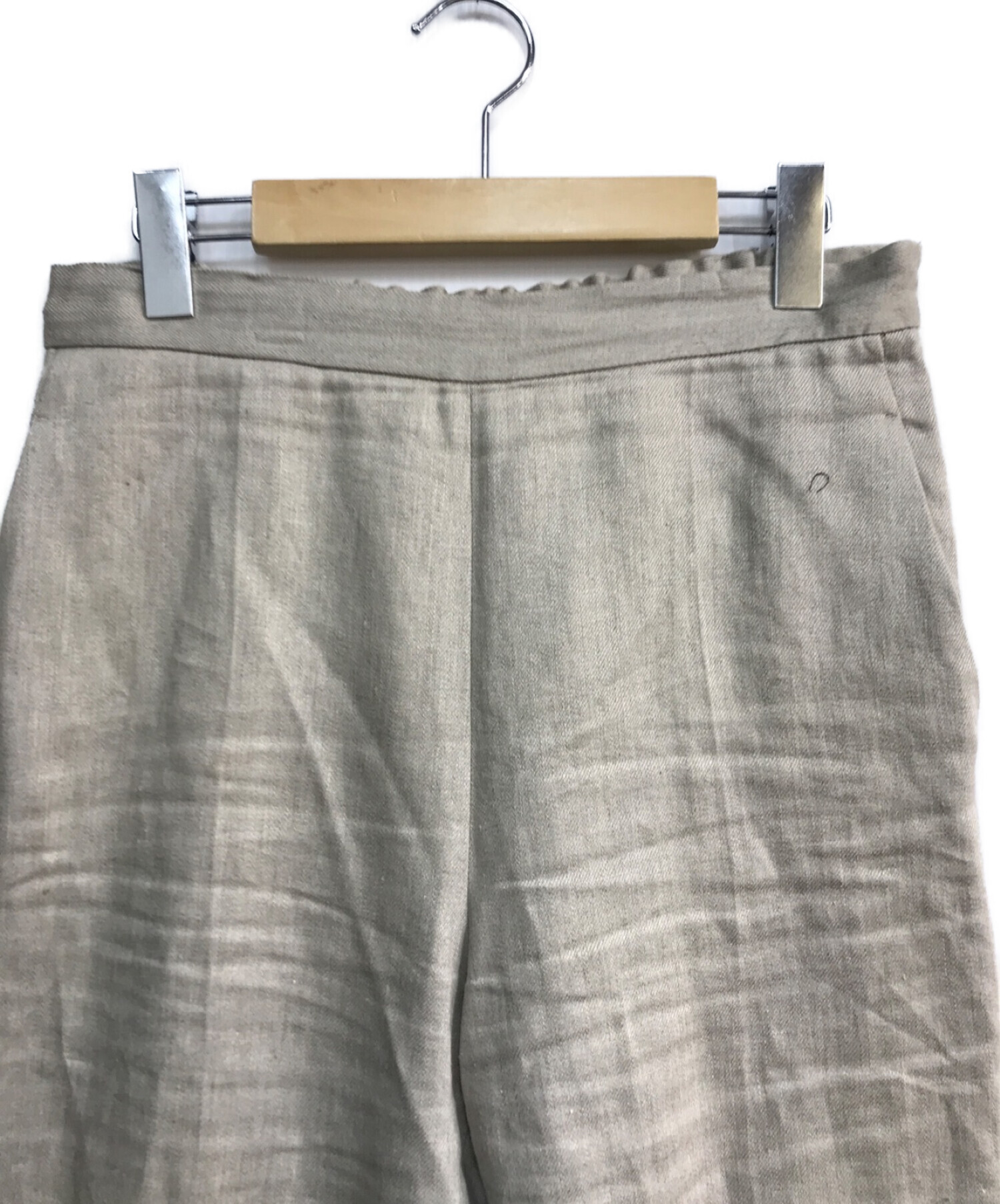 MUSE de Deuxieme Classe (ミューズ ドゥーズィエム クラス) LINEN CHINO パンツ　22030500423010  ベージュ サイズ:38