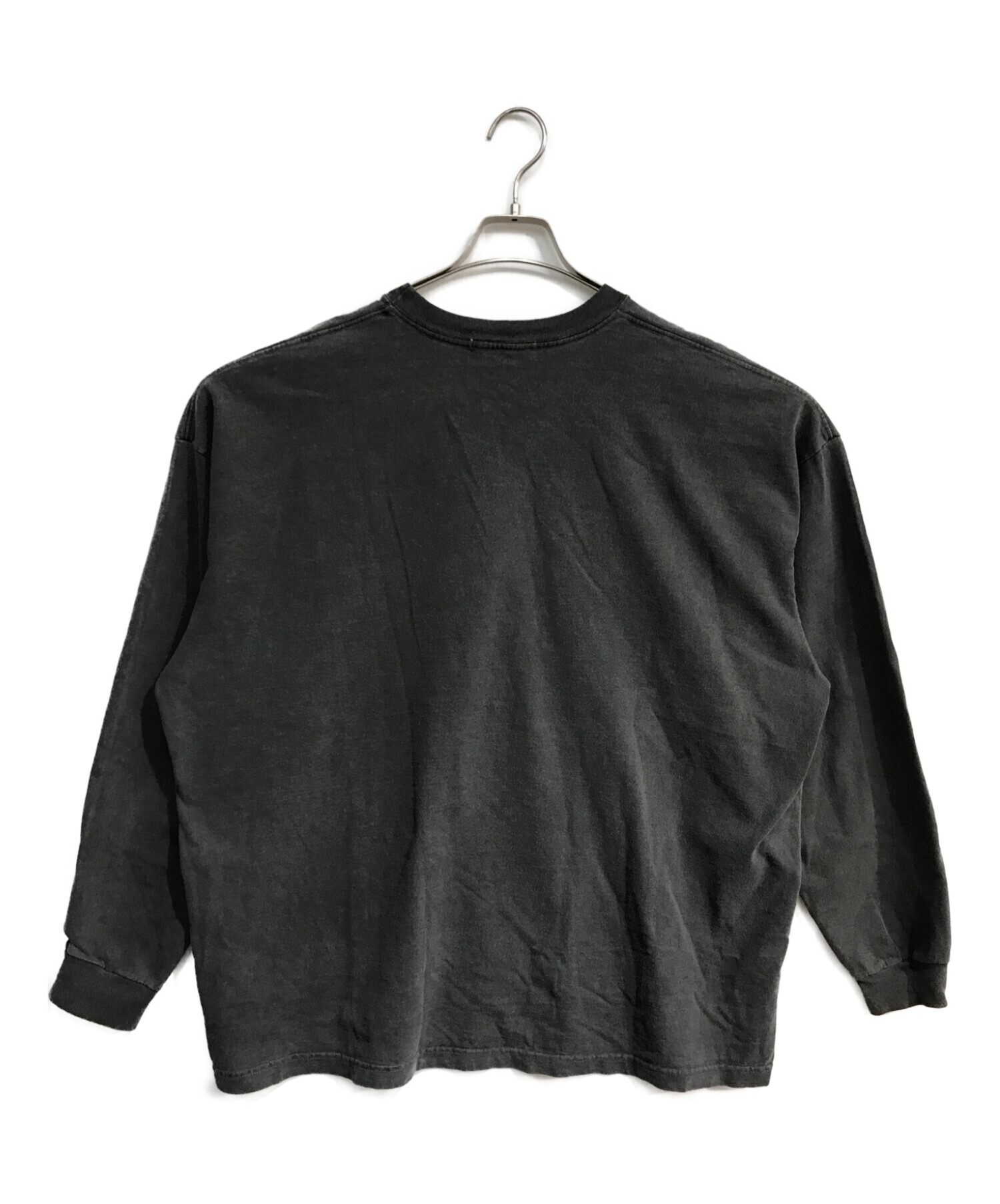 COOTIE PRODUCTIONS (クーティープロダクツ) Pigment Dyed L/S Tee ブラック サイズ:M