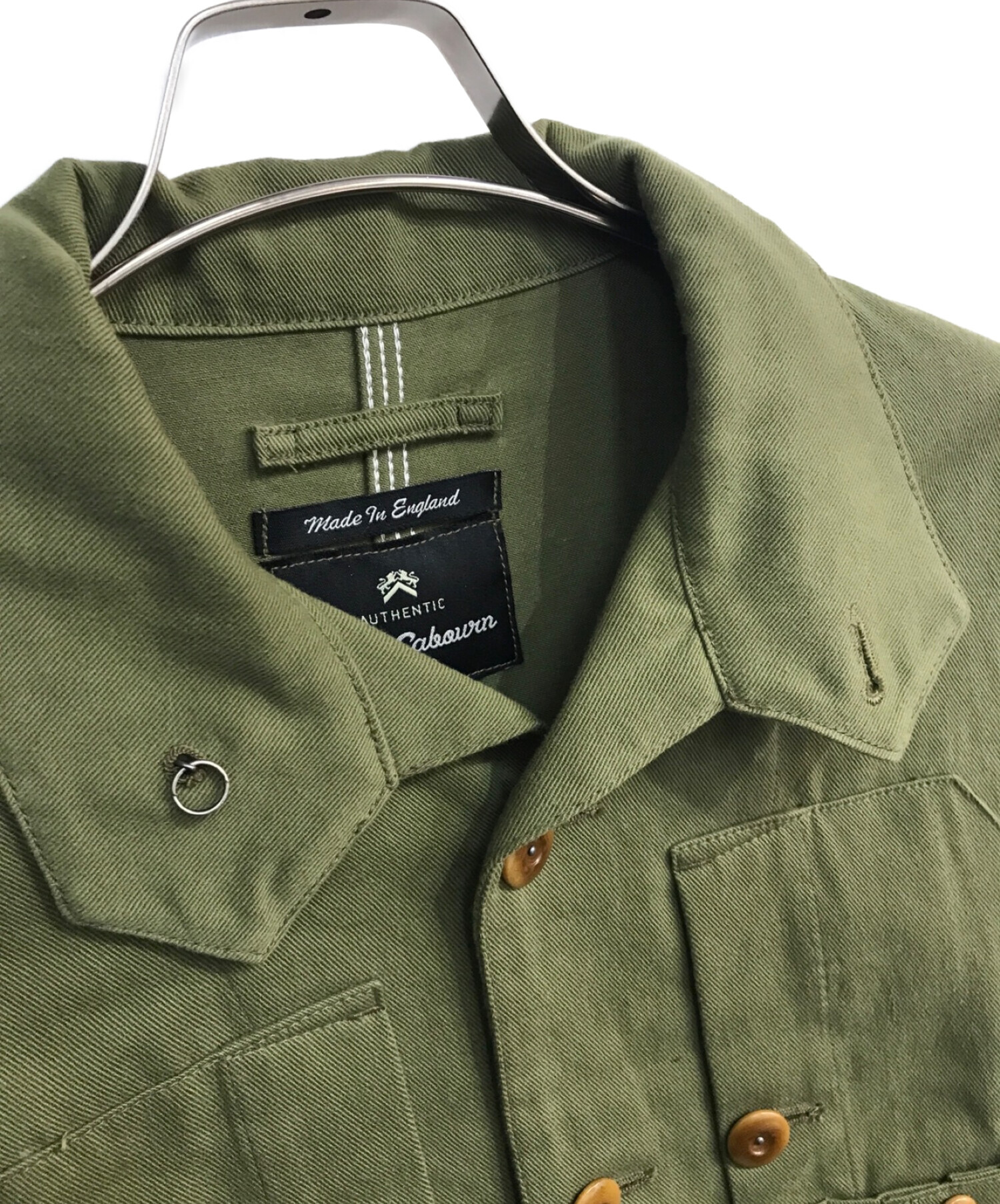 NIGEL CABOURN (ナイジェルケーボン) シャツジャケット　8051130026　オーセンティックライン オリーブ サイズ:1