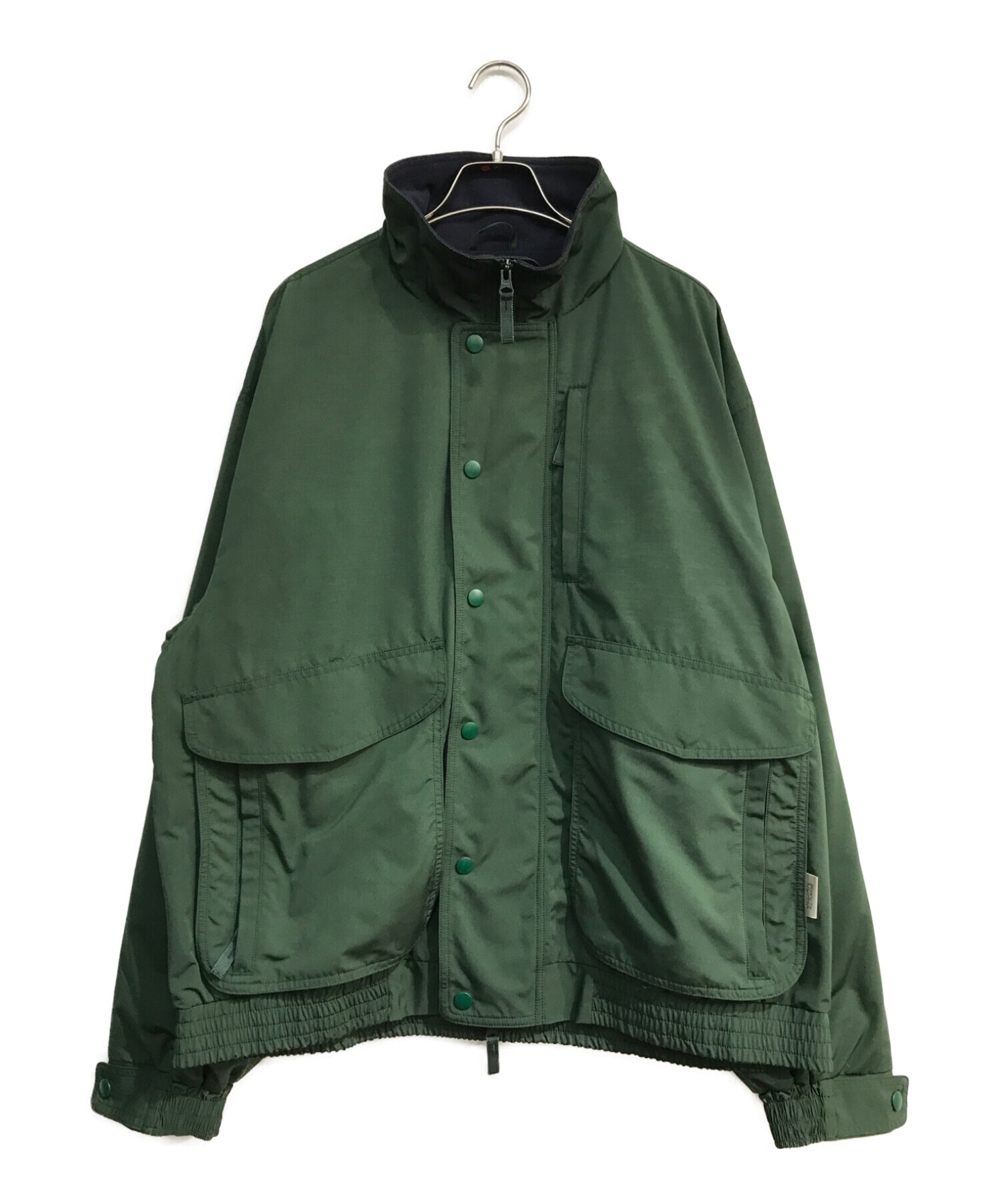 SEDAN ALL-PURPOSE (セダンオールパーパス) Fleece Lined Jacket　SD21F-JK05 グリーン×ネイビー  サイズ:L