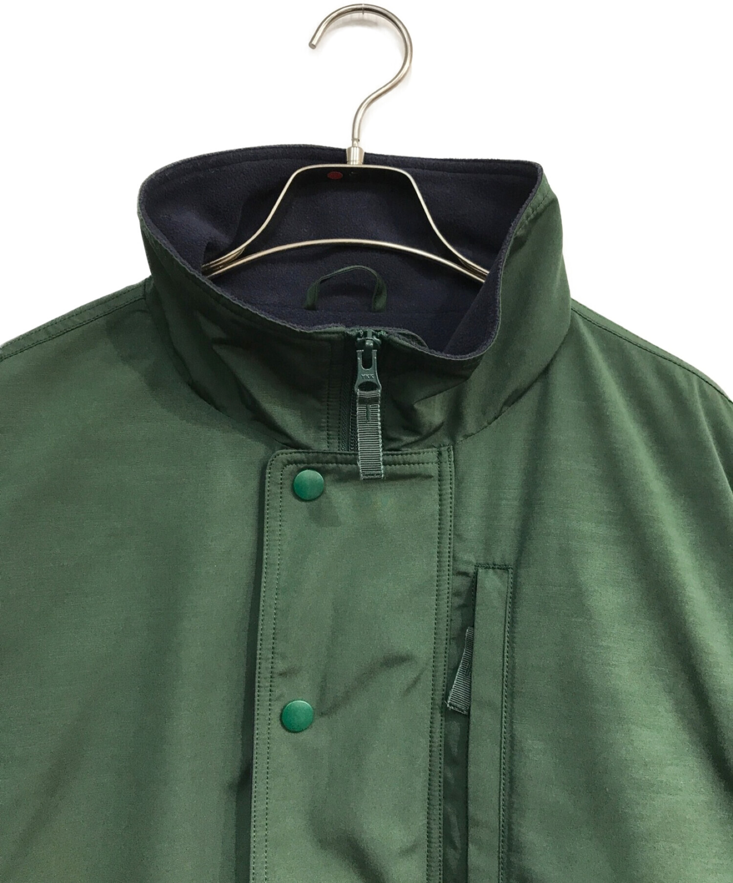 SEDAN ALL-PURPOSE (セダンオールパーパス) Fleece Lined Jacket　SD21F-JK05 グリーン×ネイビー  サイズ:L