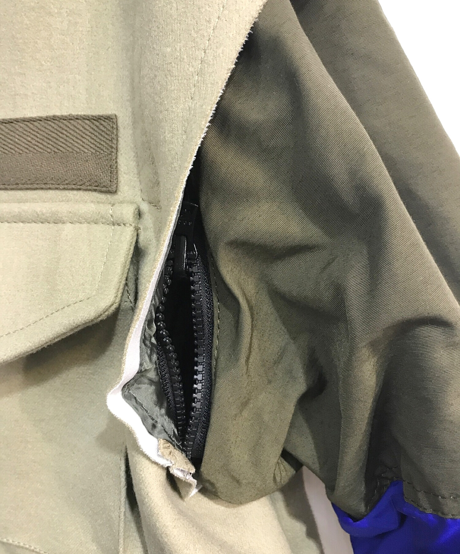 中古・古着通販】sacai (サカイ) Wool Melton Blouson 21-02618M 21AW