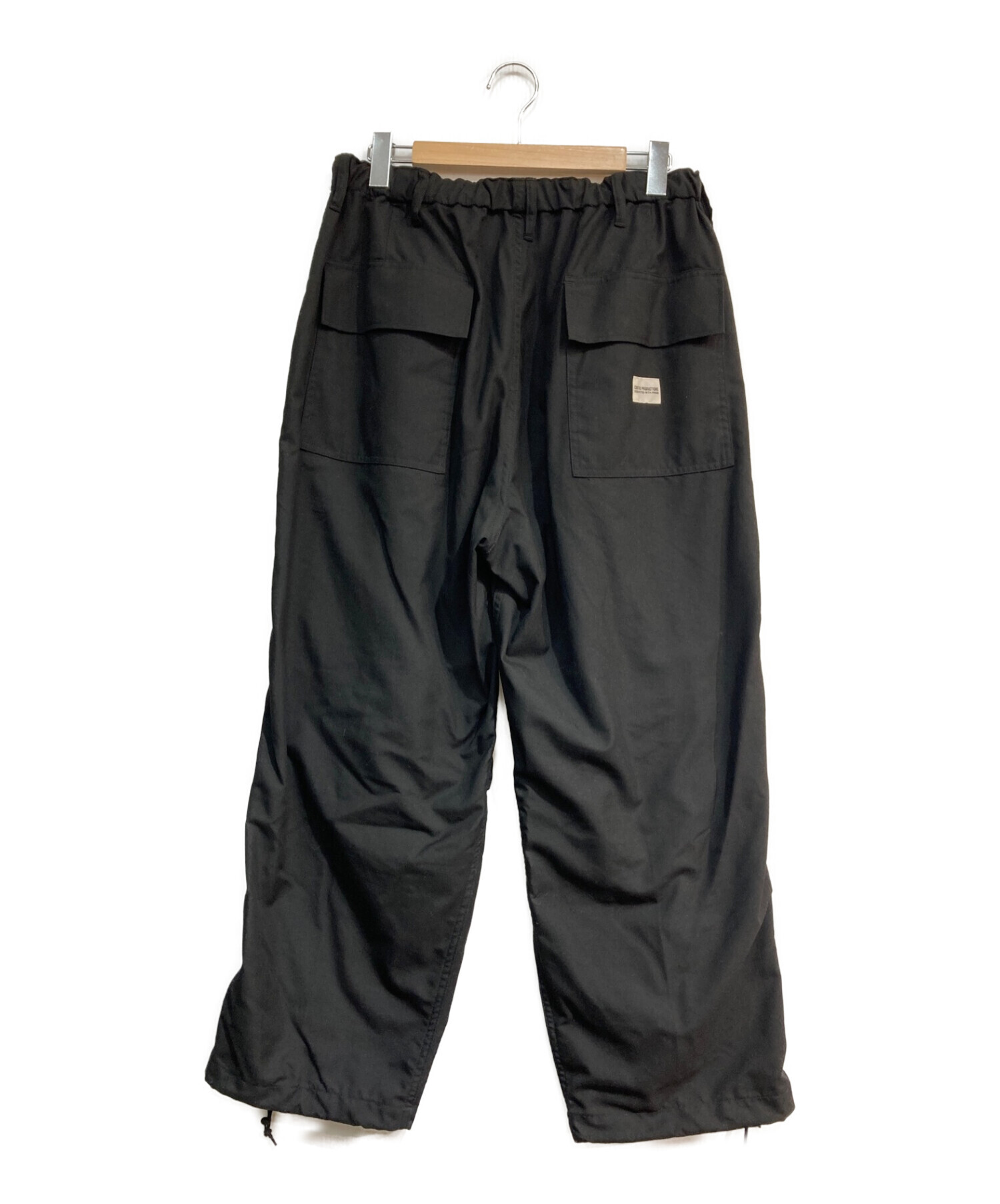 COOTIE PRODUCTIONS (クーティープロダクツ) T/R ERROR FIT UTILITY EASY PANTS ブラック サイズ:L