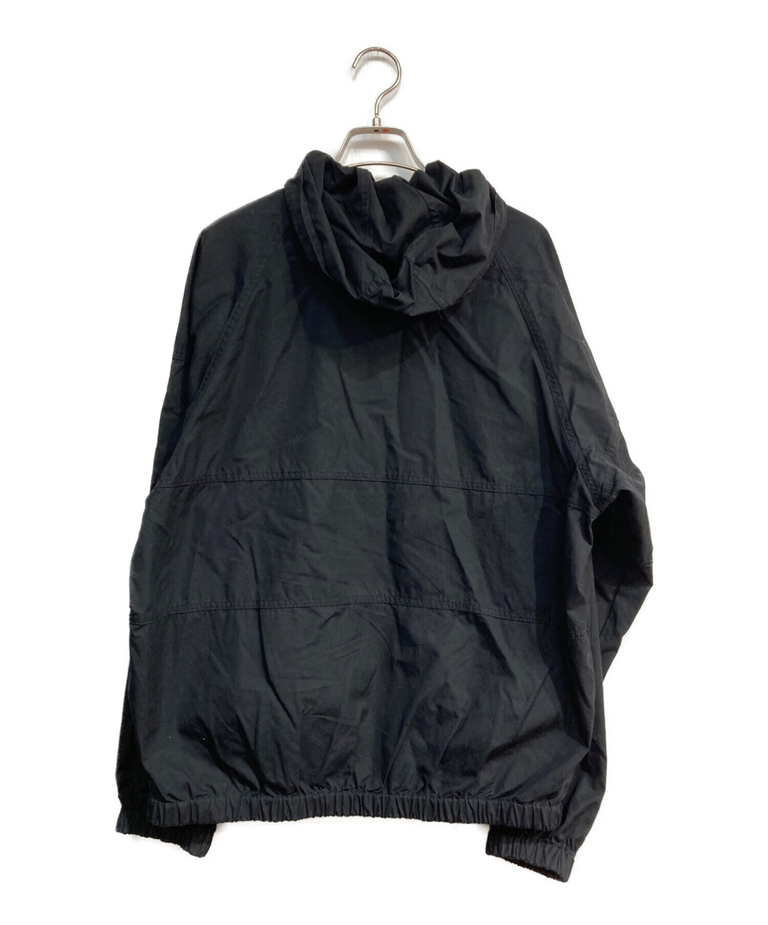 Supreme (シュプリーム) Cotton Hooded Raglan Jacket ブラック サイズ:S