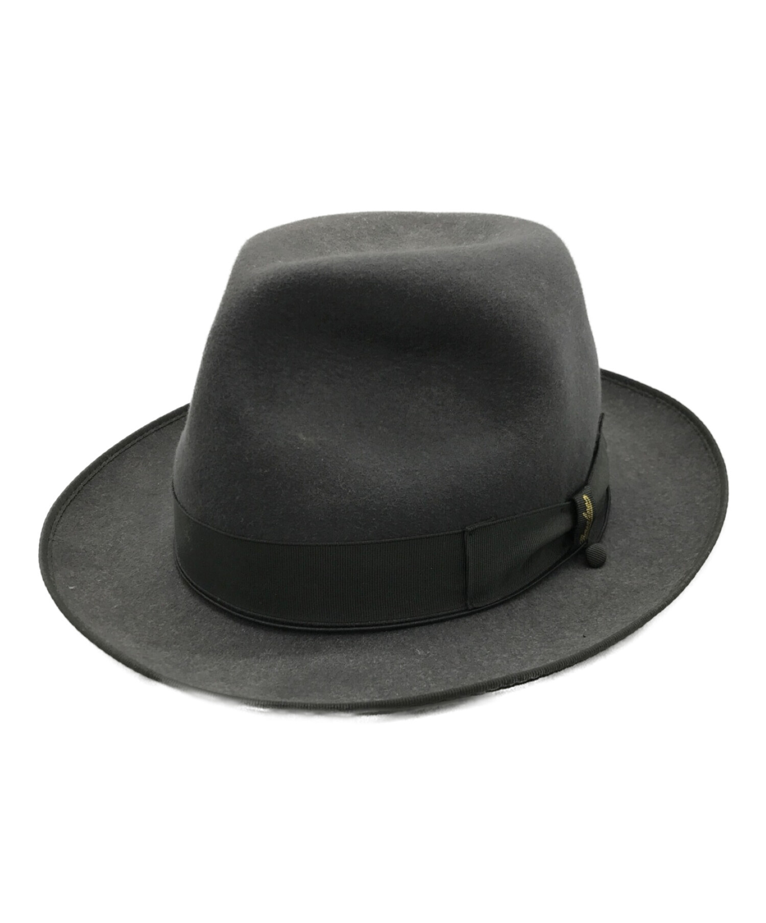 BORSALINO (ボルサリーノ) フェドーラハット グレー サイズ:UK7 1/8