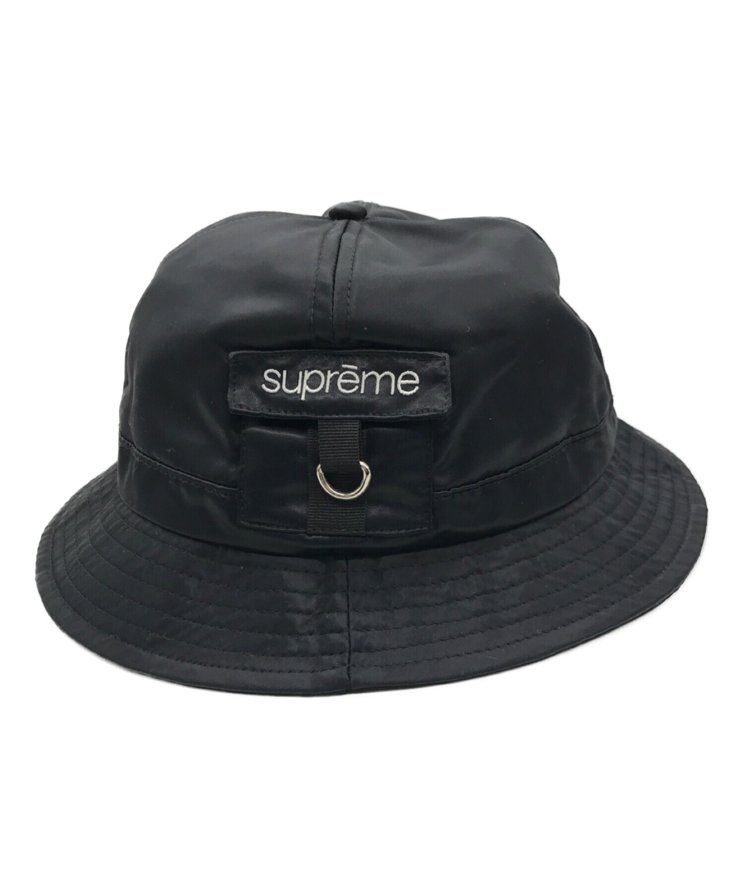 中古・古着通販】SUPREME (シュプリーム) Zip Mesh Camp Cap ブラック