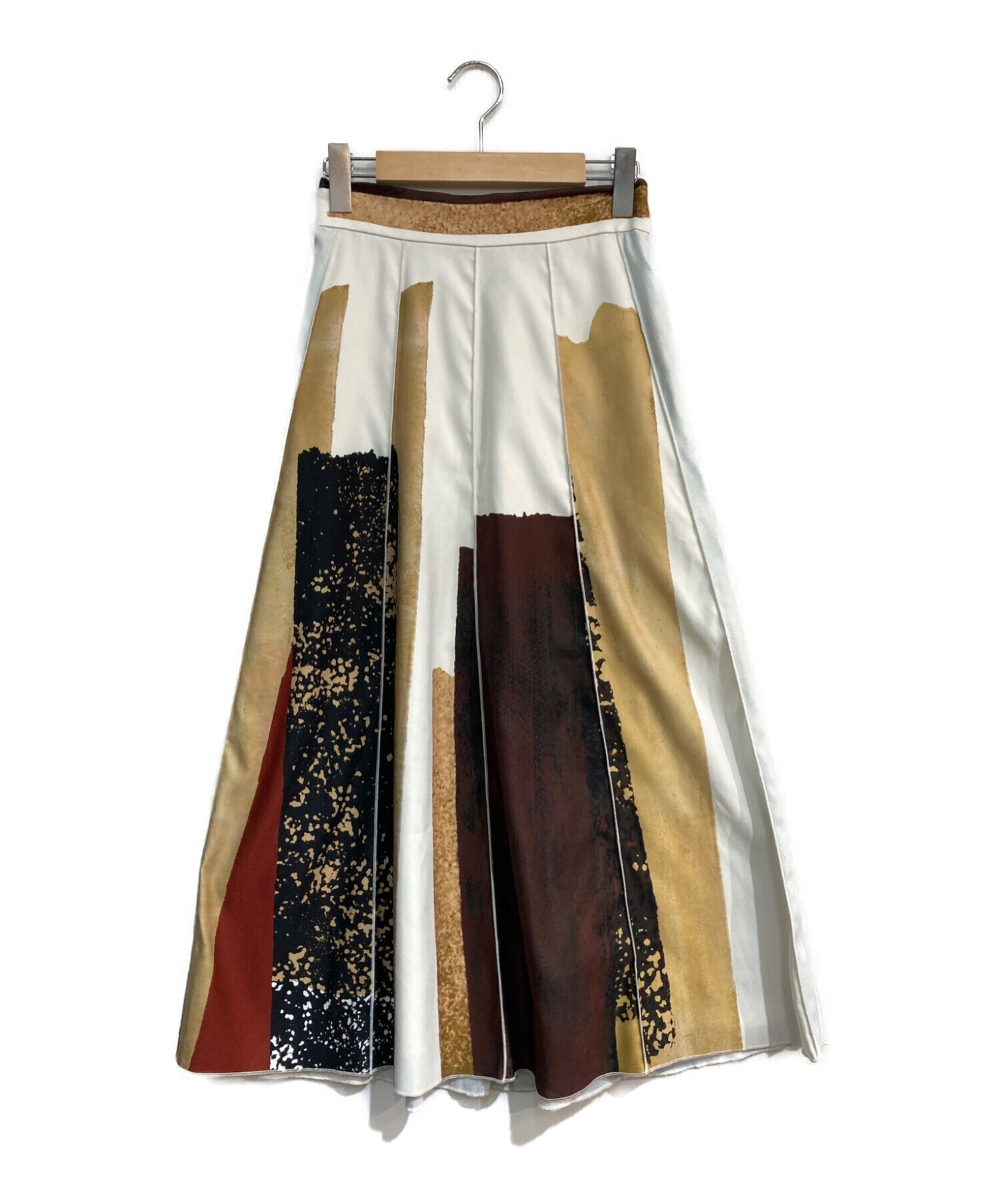 中古・古着通販】AMERI (アメリ) FUDE ART SKIRT マルチカラー サイズ ...