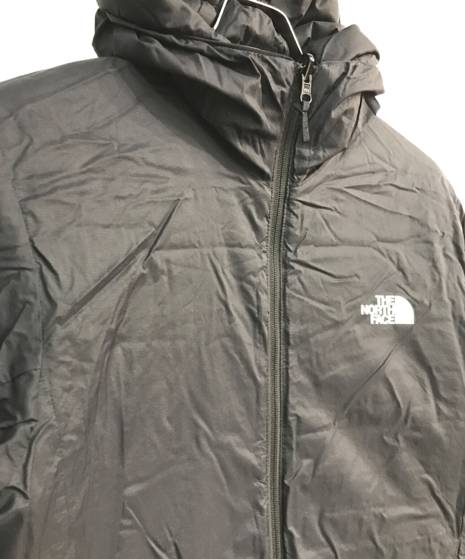 THE NORTH FACE (ザ ノース フェイス) Reversible Anytime Insulated Hoodie　NY82180　 リバーシブル オリーブ×ブラック サイズ:M