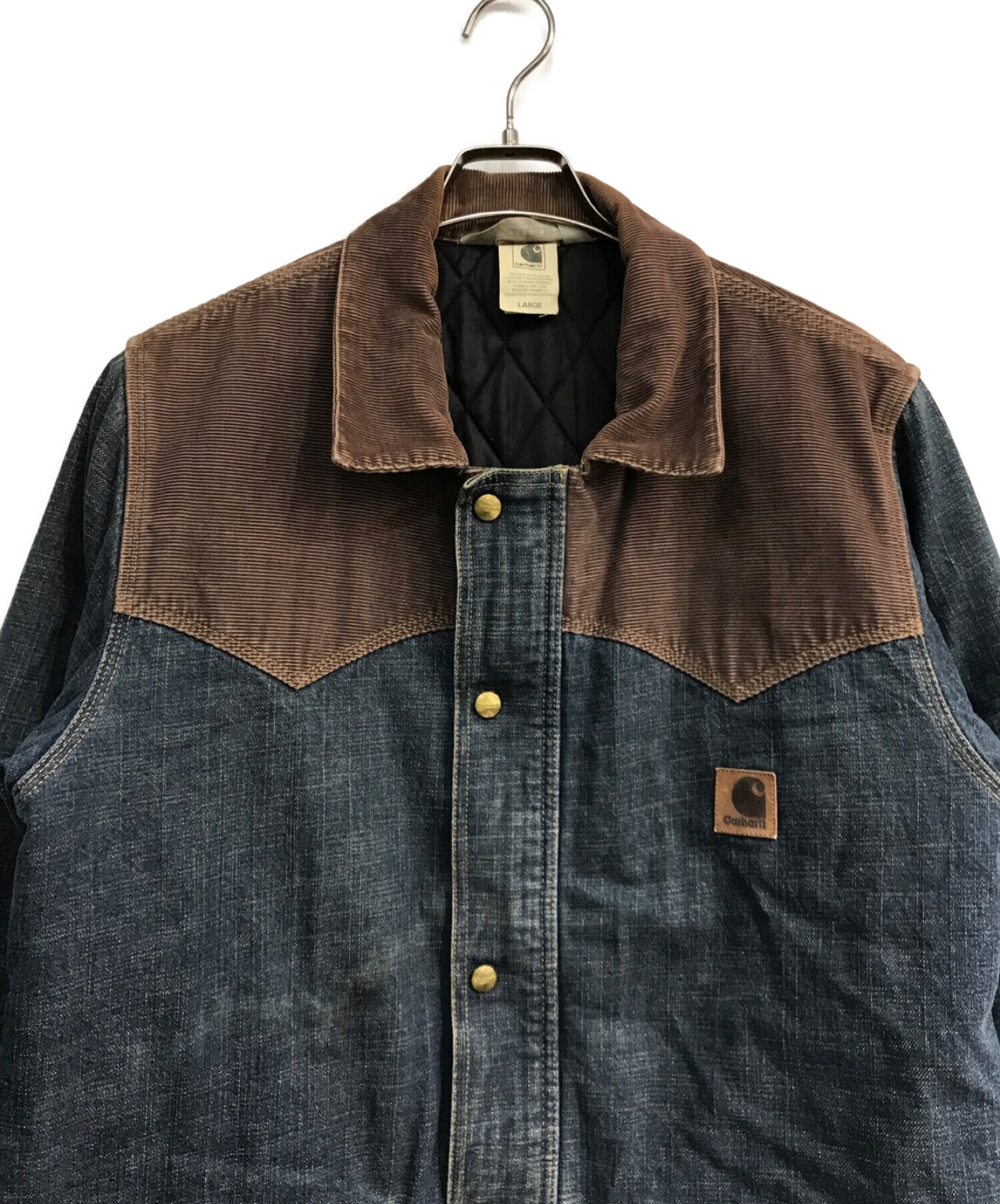 CarHartt (カーハート) ウエスタンデニムジャケット インディゴ サイズ:L