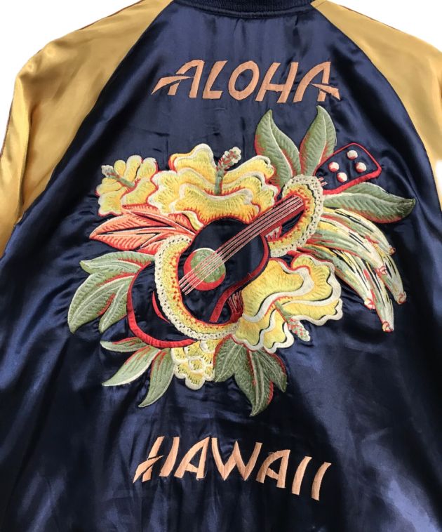 中古・古着通販】TAILOR 東洋 (テーラー東洋) HAWAIIウクレレ×龍 リバーシブルスカジャン TT10495 ネイビー×グレー  サイズ:L｜ブランド・古着通販 トレファク公式【TREFAC FASHION】スマホサイト