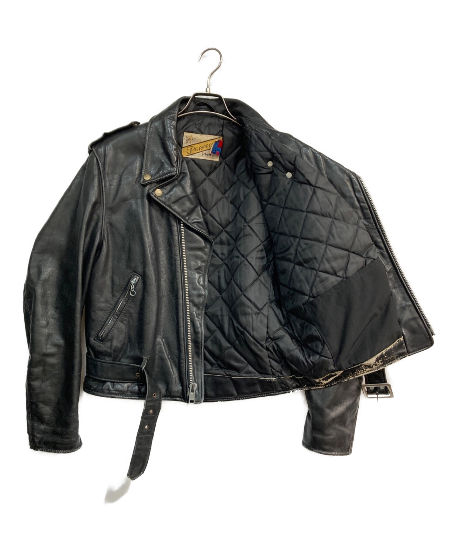 SCHOTT？ 80s後期 leather Jacket肩幅50