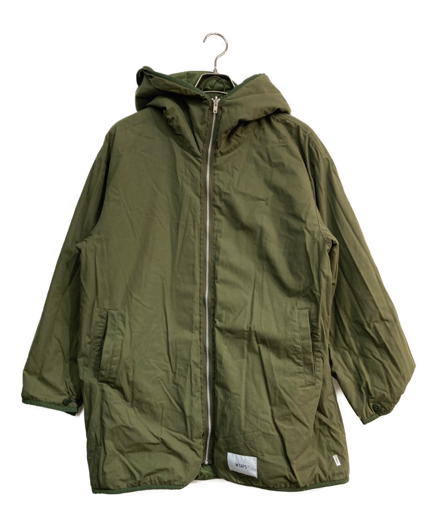 WTAPS (ダブルタップス) SIS JACKET NYLON RIPSTOP　202TQDT-JKM04　カーキ　リバーシブル カーキ サイズ:03