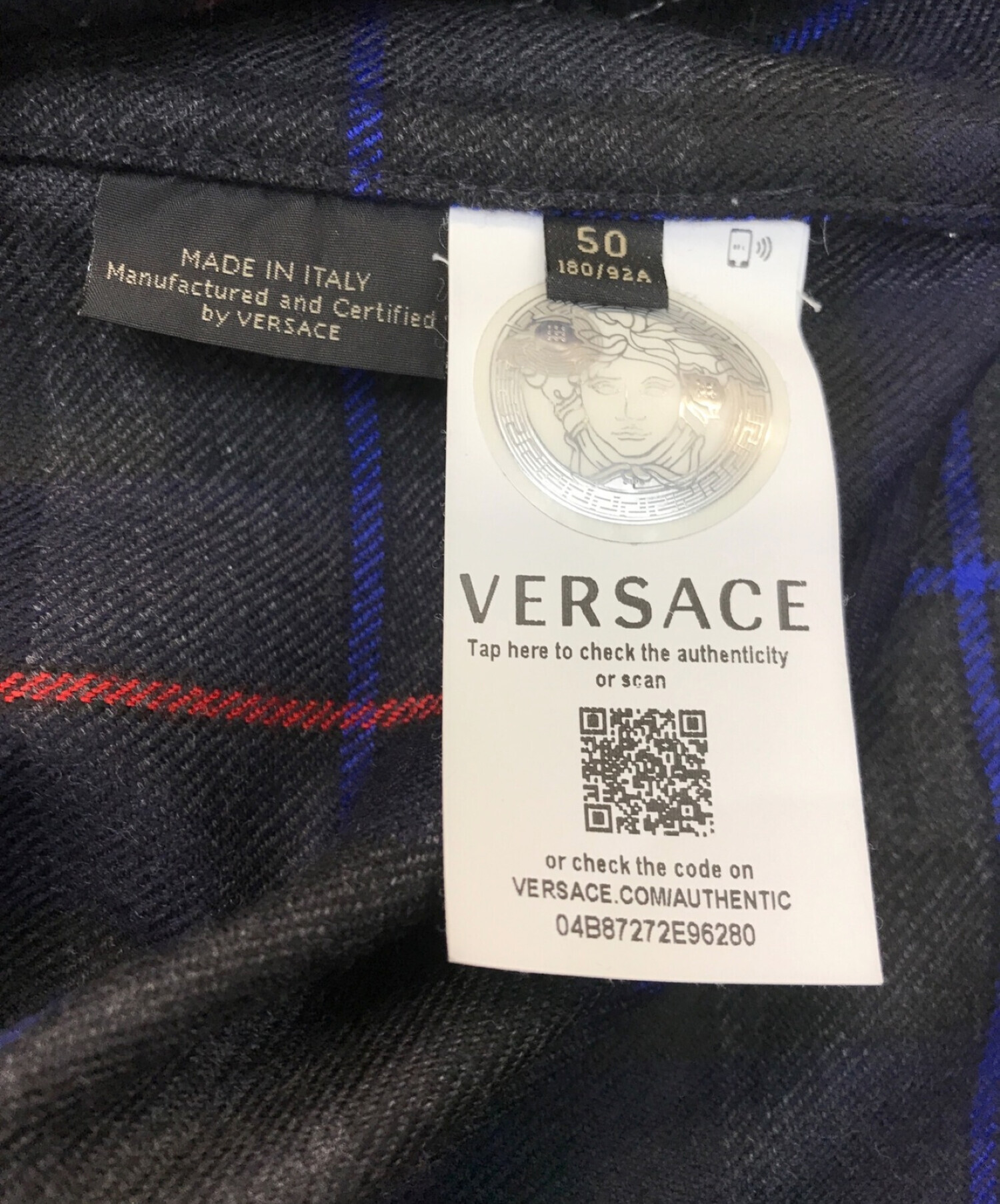 中古・古着通販】VERSACE (ヴェルサーチ) Woven Jacket A85062 A232119