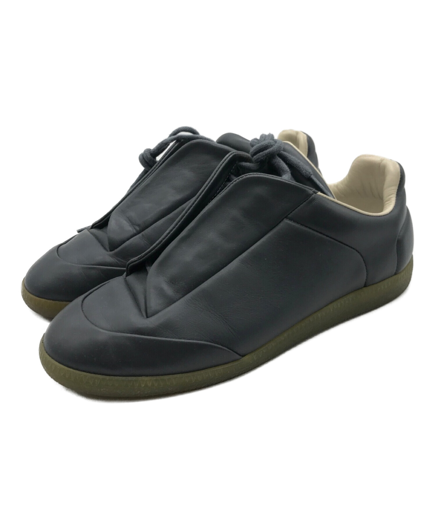 Maison Margiela 22 (メゾン マルジェラ 22) Futur Low Top/レザースニーカー　S37WS0394 グレー  サイズ:41