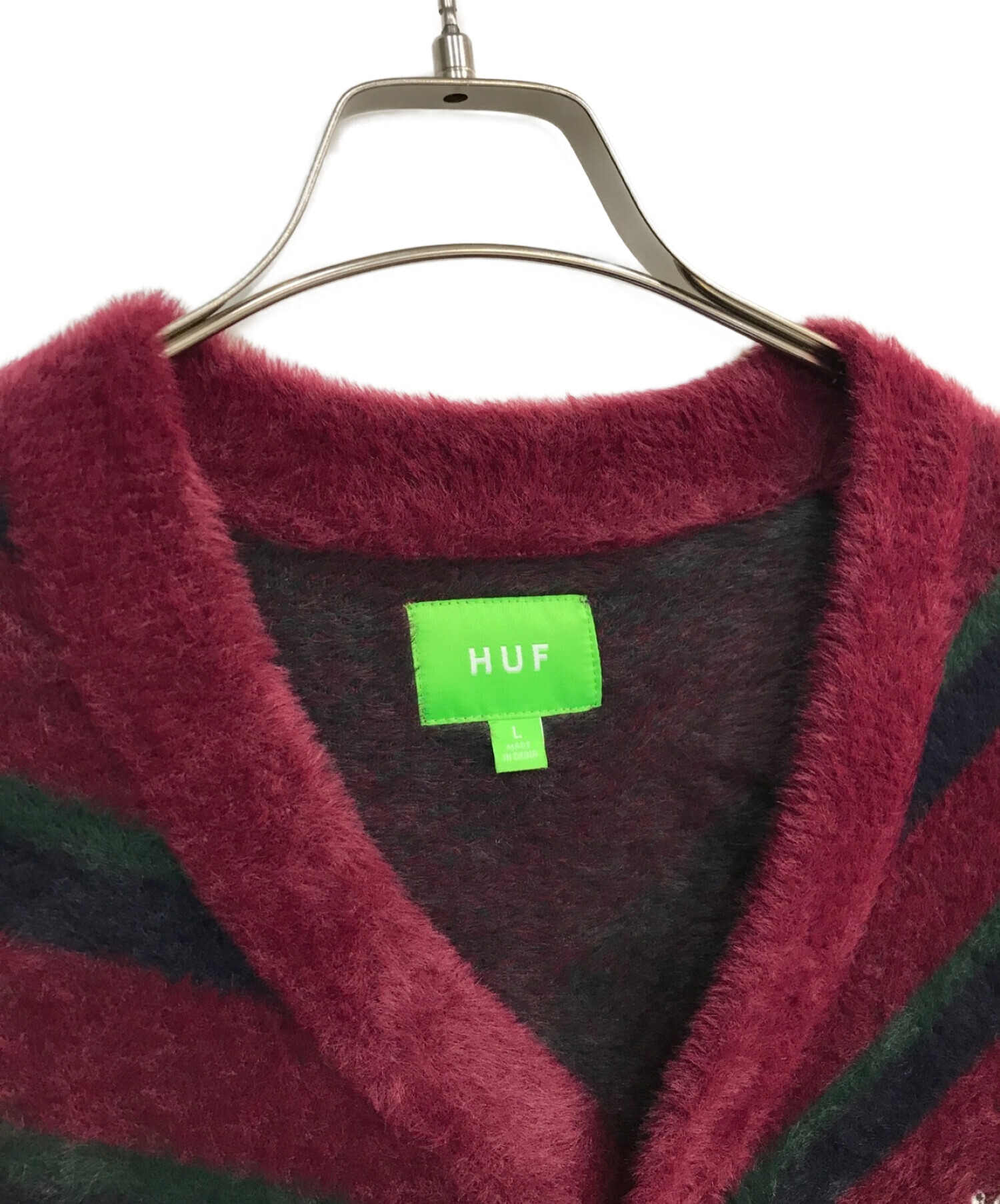 最終値下げ】HUF CHEVRON KNIT CARDIGAN - トップス