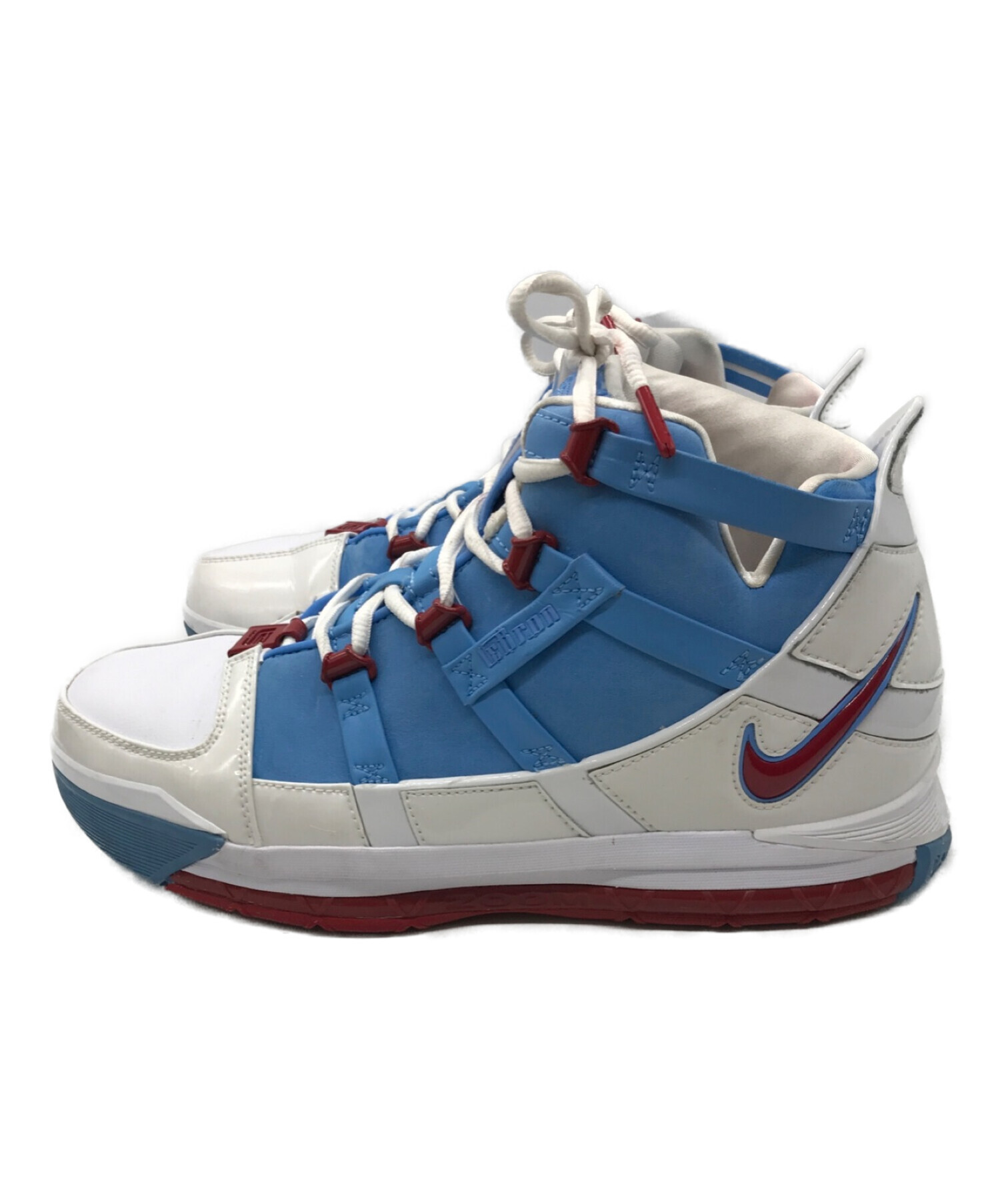 NIKE (ナイキ) ZOOM LEBRON 3　AO2434-400　ズーム　レブロン ブルー×ホワイト サイズ:28.5