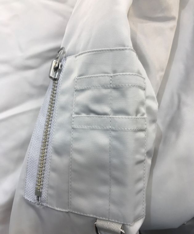 中古・古着通販】CODE 47L (コード47L) LOGO MA-1 BLOUSON グレー サイズ:M 未使用品｜ブランド・古着通販  トレファク公式【TREFAC FASHION】スマホサイト