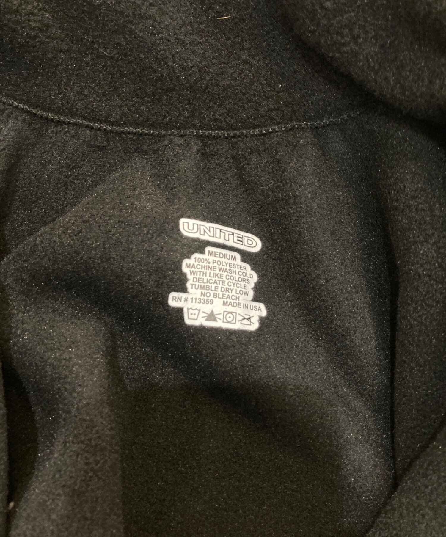 U.S MILITARY (ユーエス ミリタリー) GENⅢ LEVEL3 FLEECE JACKET MADE BY UNITED JOIN  FORCES　UD214 ブラック サイズ:M 未使用品