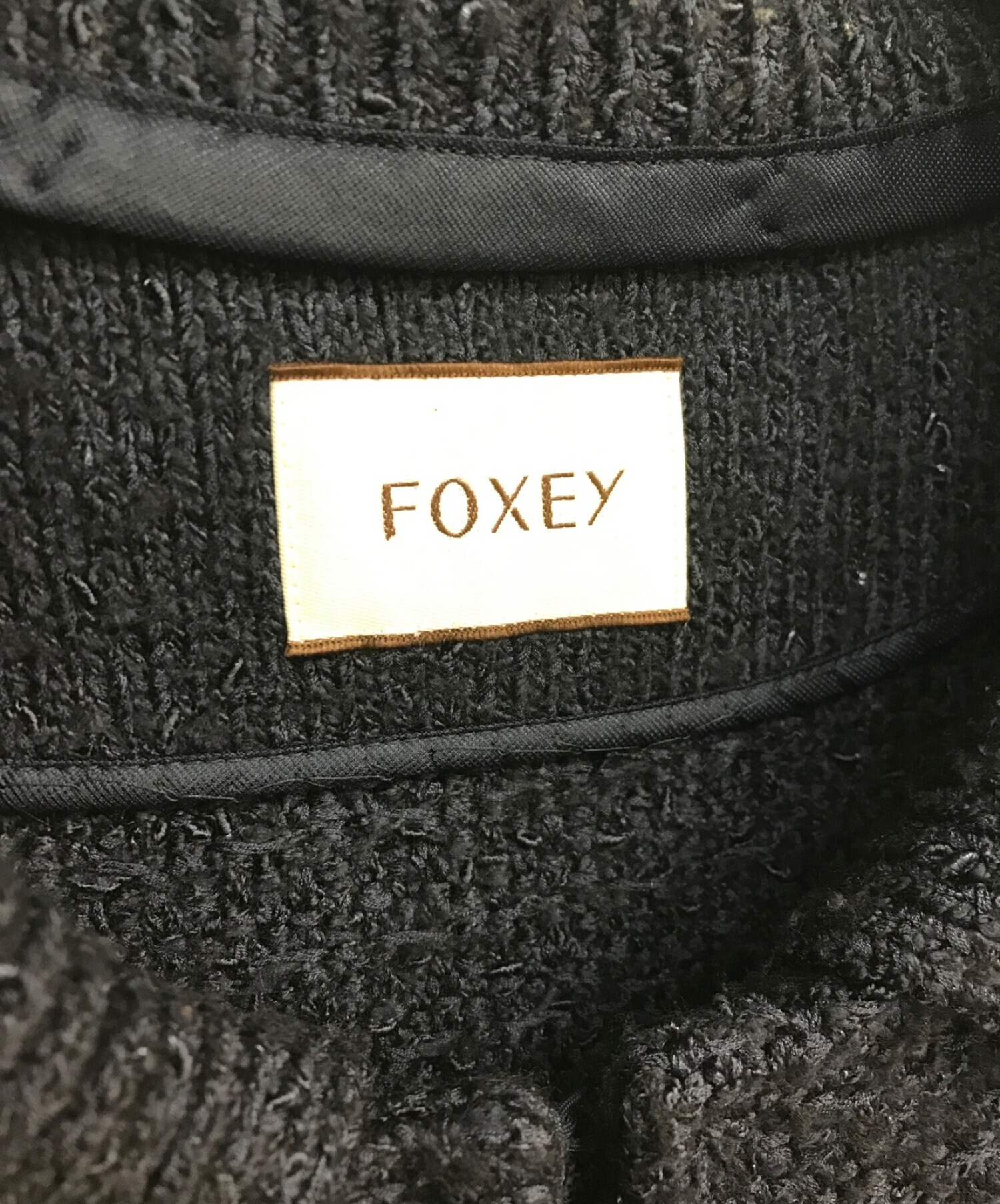 中古・古着通販】FOXEY (フォクシー) tweed conpact JACKET 37738