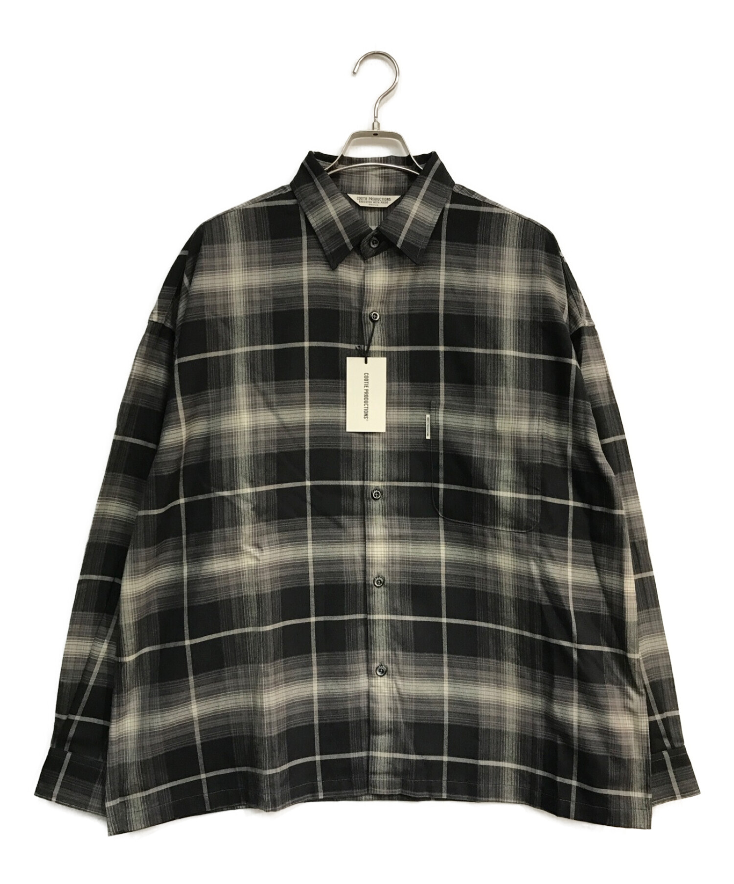 used オンブレチェックシャツ ombre check shirt