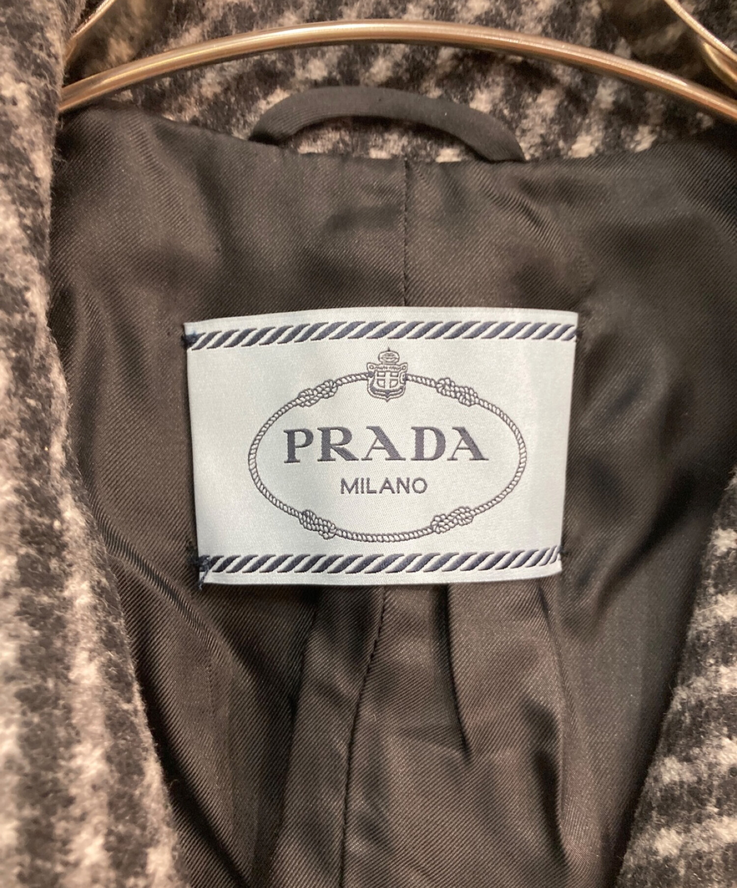 中古・古着通販】PRADA (プラダ) パイピングウールジャケット P5555CE