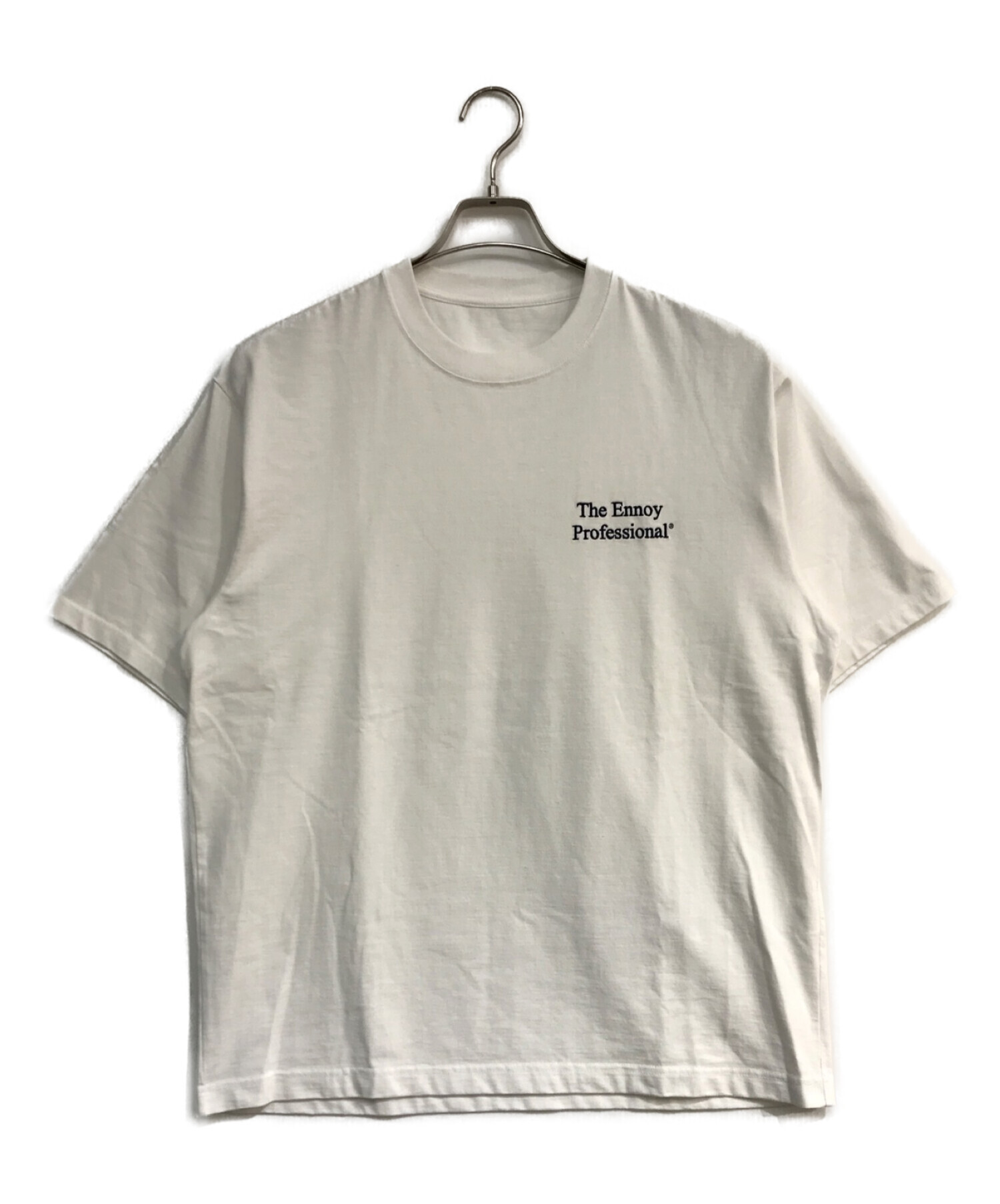ENNOY (エンノイ) ロゴTシャツ　SS21BRENCT02NTL ホワイト サイズ:L