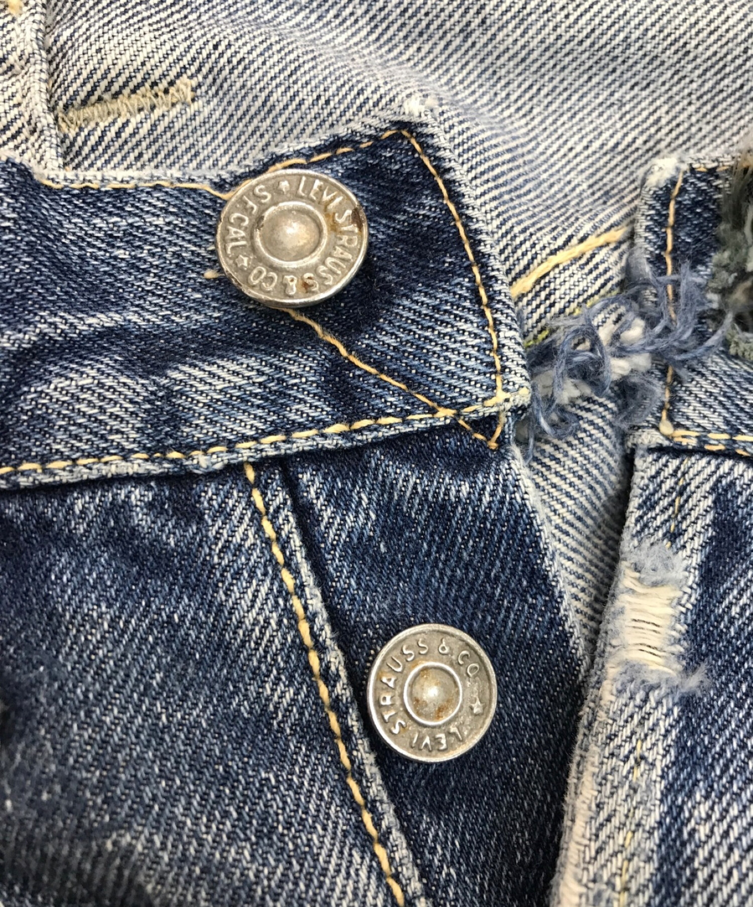 中古・古着通販】LEVI'S (リーバイス) 50s オフセット・vステッチ