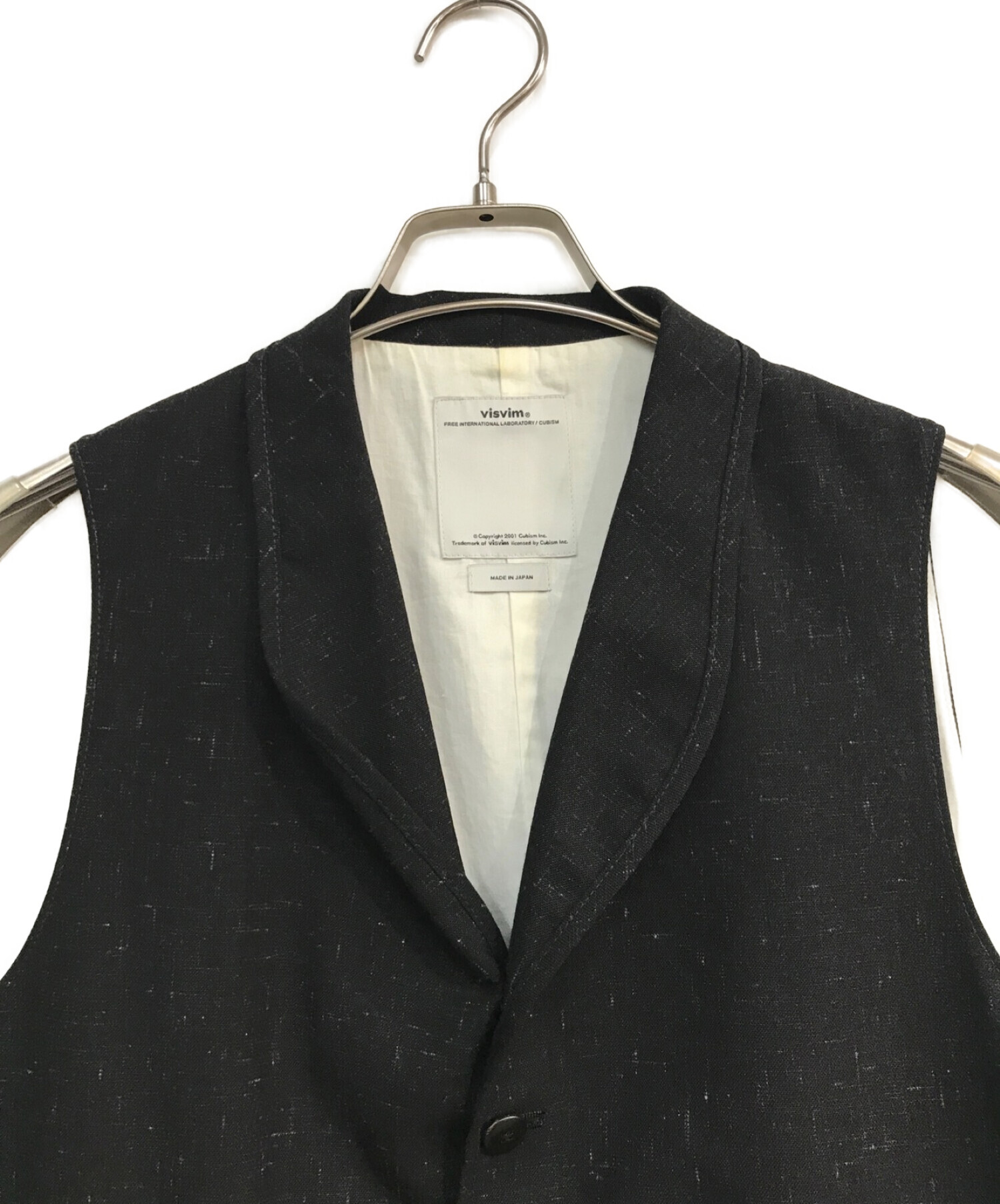 VISVIM (ビズビム) GRANGER VEST (VINTAGE NEP)　0116105013025 ブラック サイズ:3