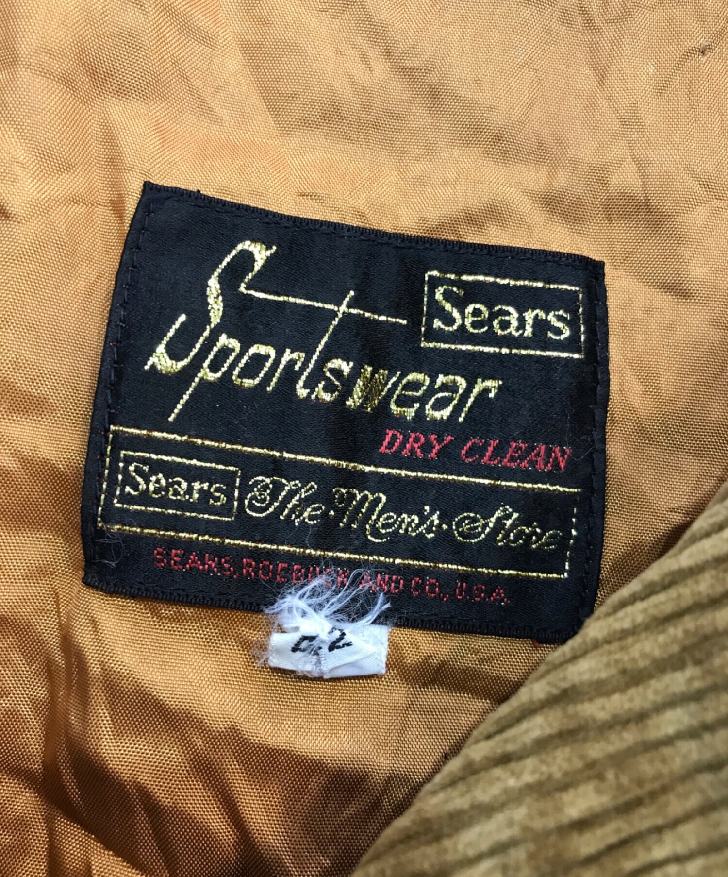 Sears (シアーズ) 70s　ハンティングジャケット ブラウン サイズ:42