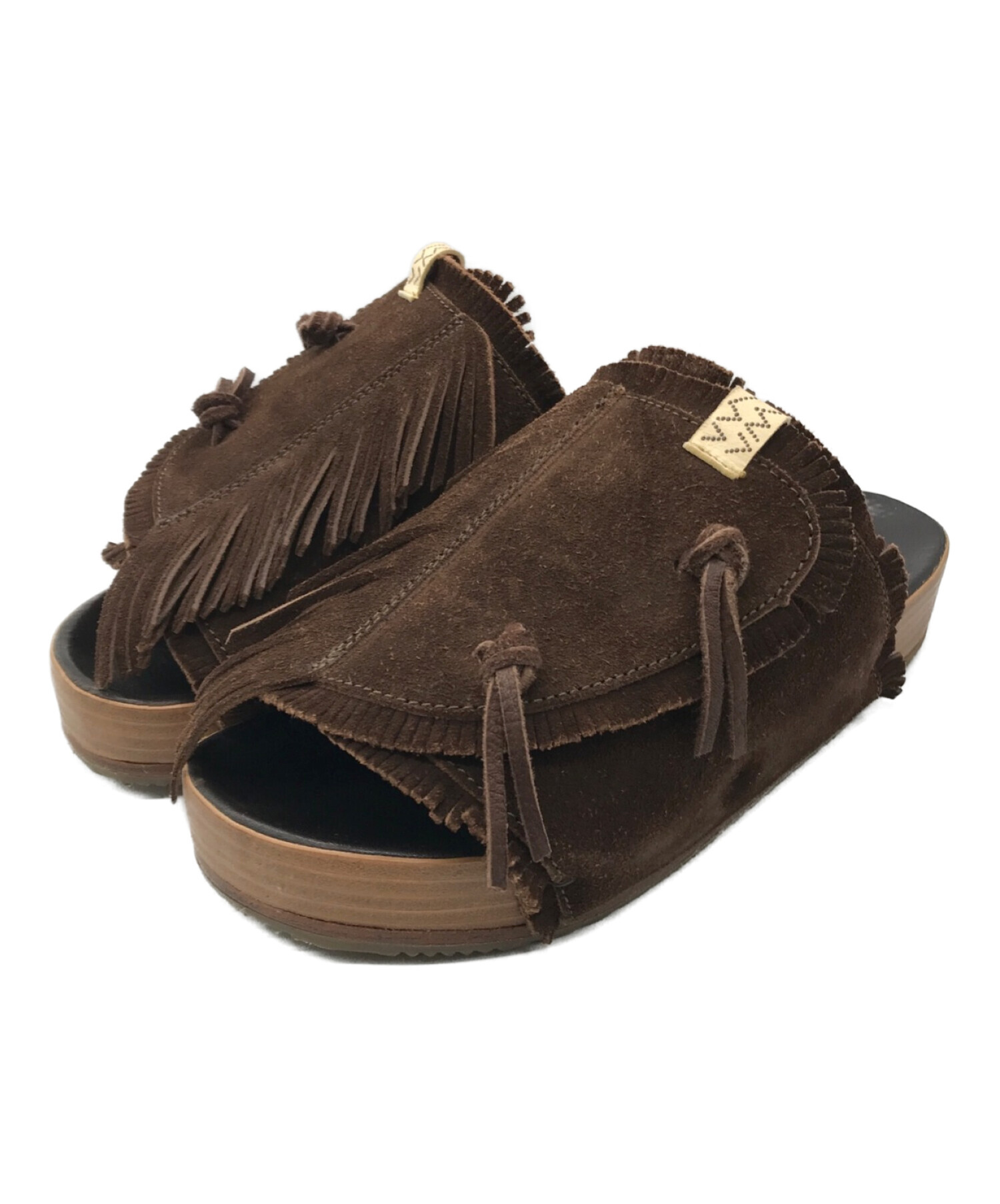 visvim CHRISTO SHAMAN-FOLK BROWN M - サンダル