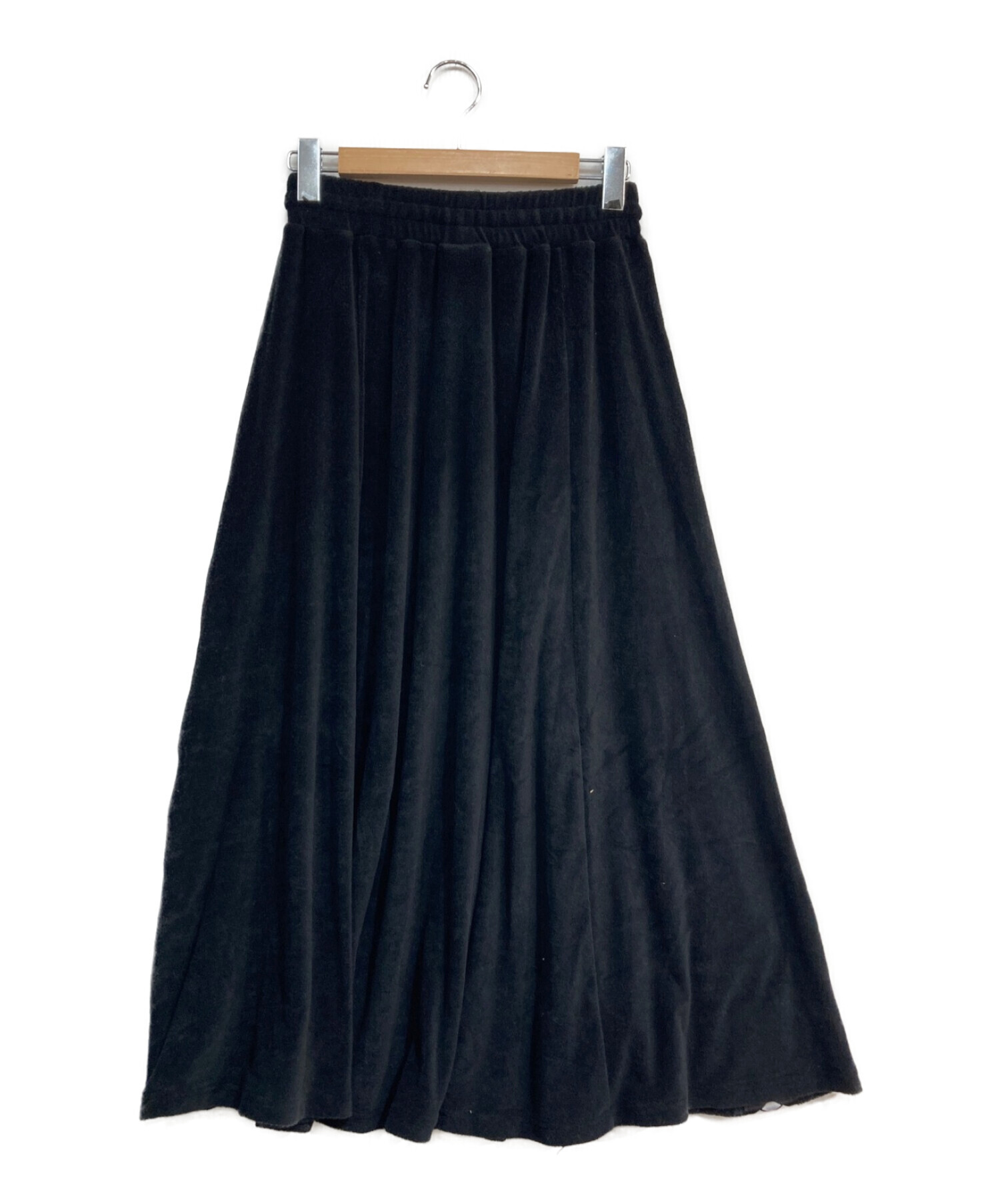 アニエスベー 黒ミニスカート - スカート