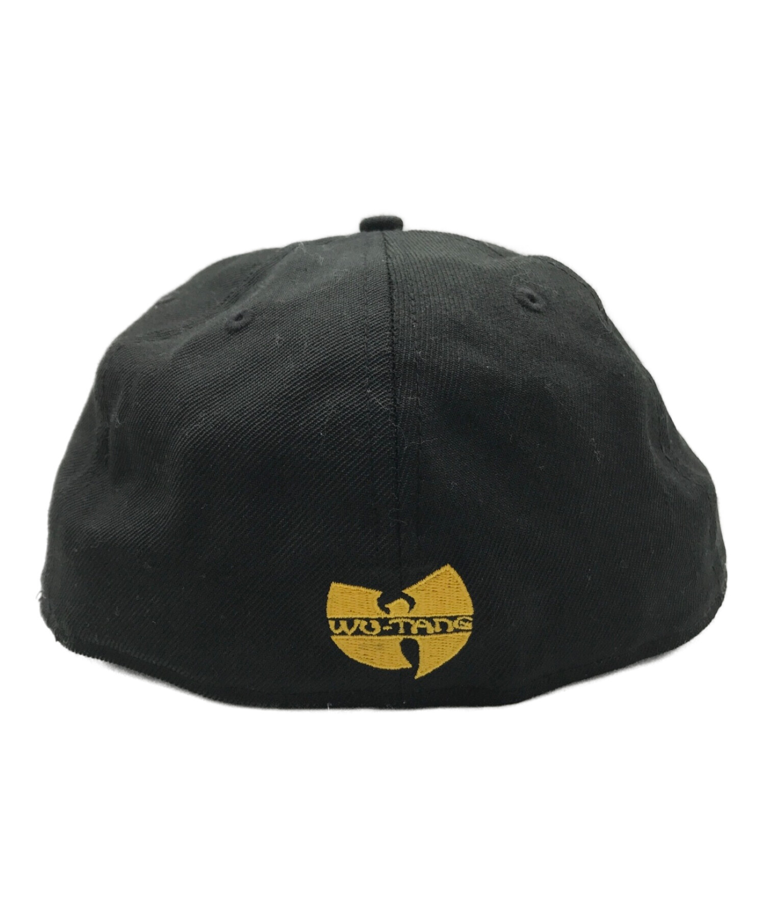 New Era (ニューエラ) wu tang clan (ウータン・クラン) ロゴ刺繍キャップ ブラック×ゴールド