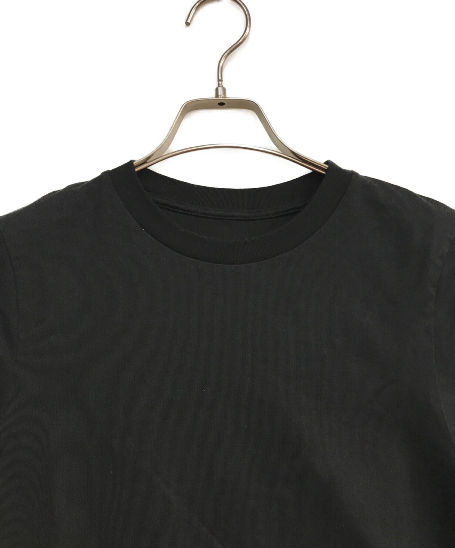 MUSE de Deuxieme Classe (ミューズ ドゥーズィエム クラス) SEA ISLAND COTTON Tシャツ　 22070500419010 ブラック サイズ:F 未使用品