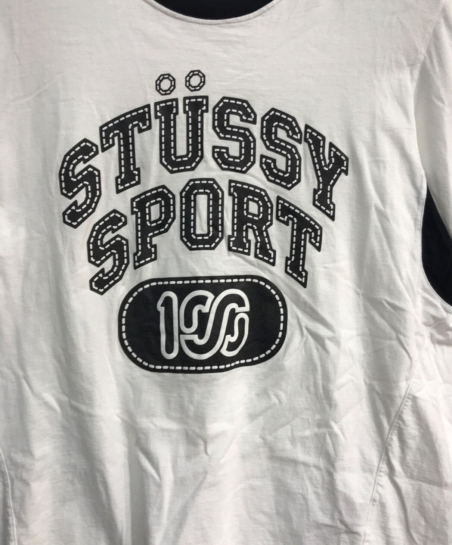 stussy sport (ステューシー スポーツ) ロゴTシャツ ホワイト サイズ:L