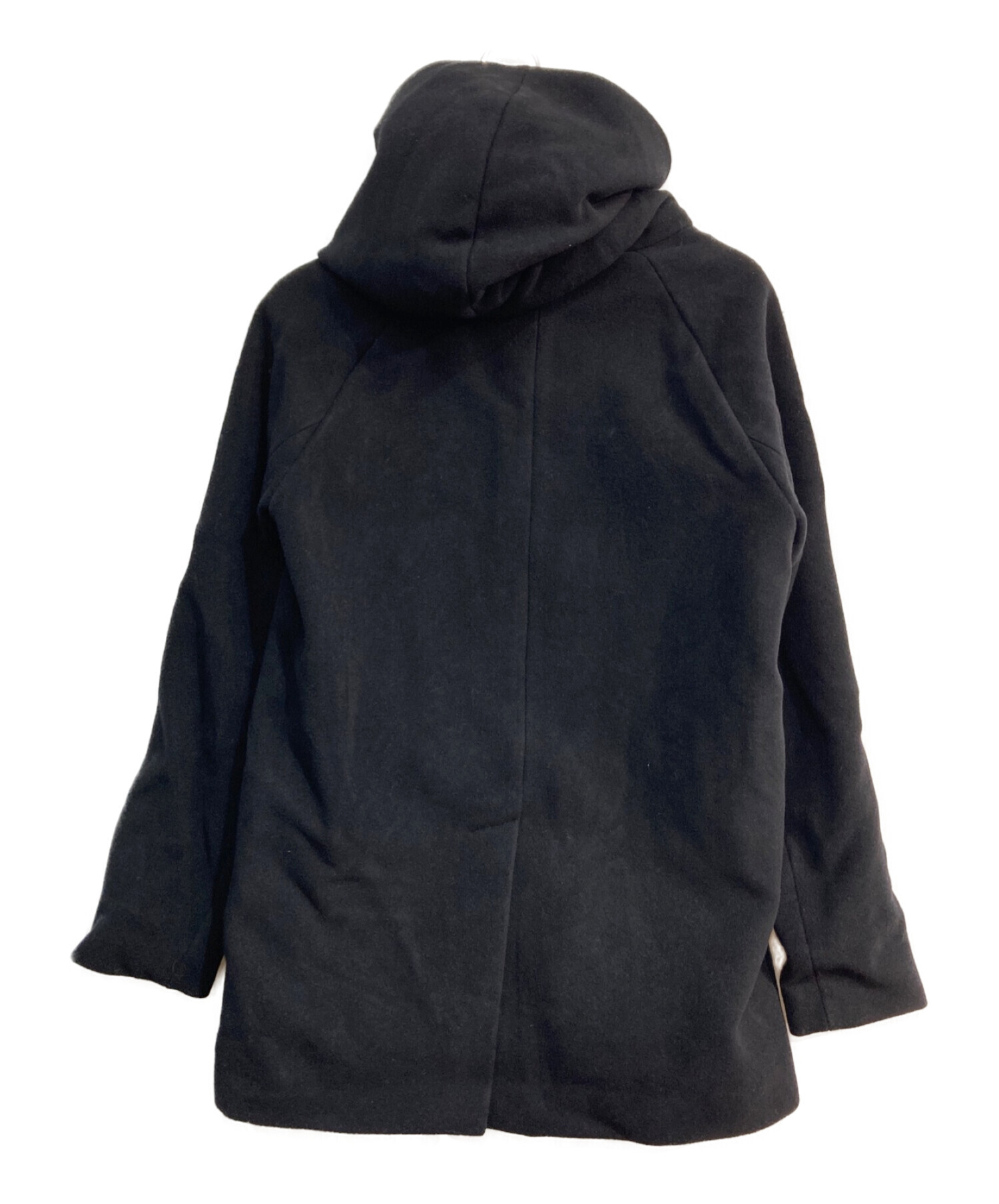 wjk (ダブルジェイケー) short witch coat　1867 W77a　フーデッドコート　ブラック ブラック サイズ:Ｍ