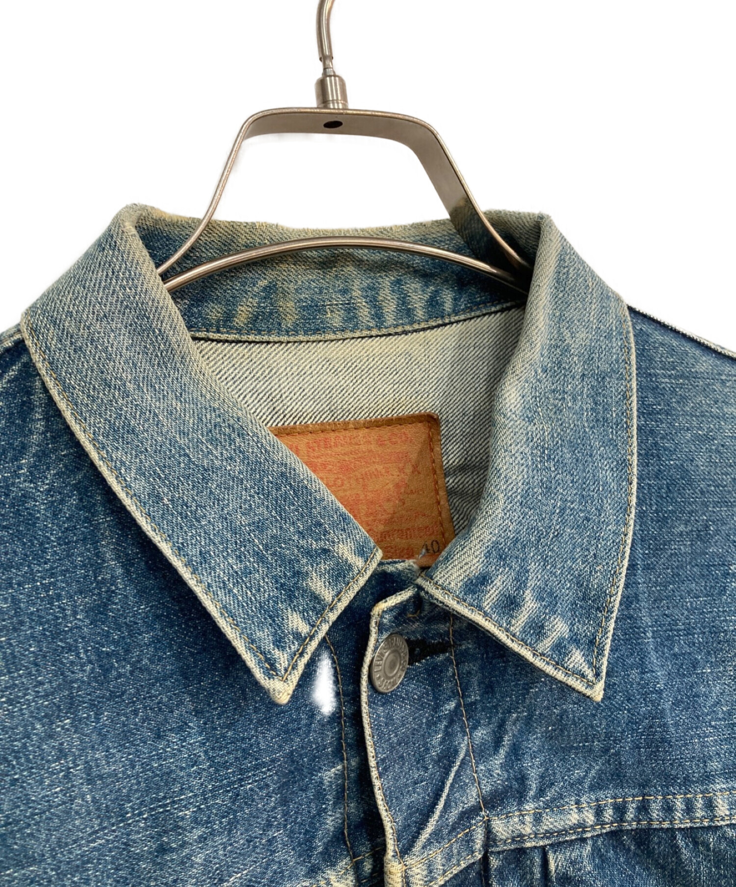 LEVI'S (リーバイス) 2nd復刻デニムトラッカージャケット　71507　BIGE ボタン裏J22 インディゴ サイズ:40