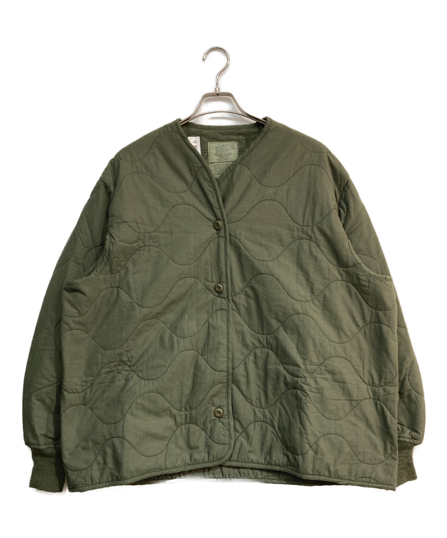 中古・古着通販】US ARMY (ユーエス アーミー) Cold Weather Field Liner Jacket 8415-01-394-3836  カーキ サイズ:LARGE-SHORT｜ブランド・古着通販 トレファク公式【TREFAC FASHION】スマホサイト